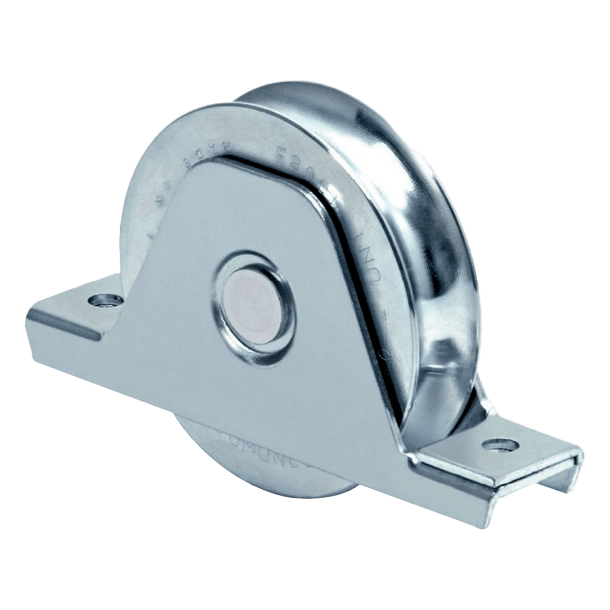 338 - Rueda de 16 cm / Capacidad Para Puertas de Hasta 640 kg / Canal Tipo "U" — COMUNELLO · SKU 1151-5570-001