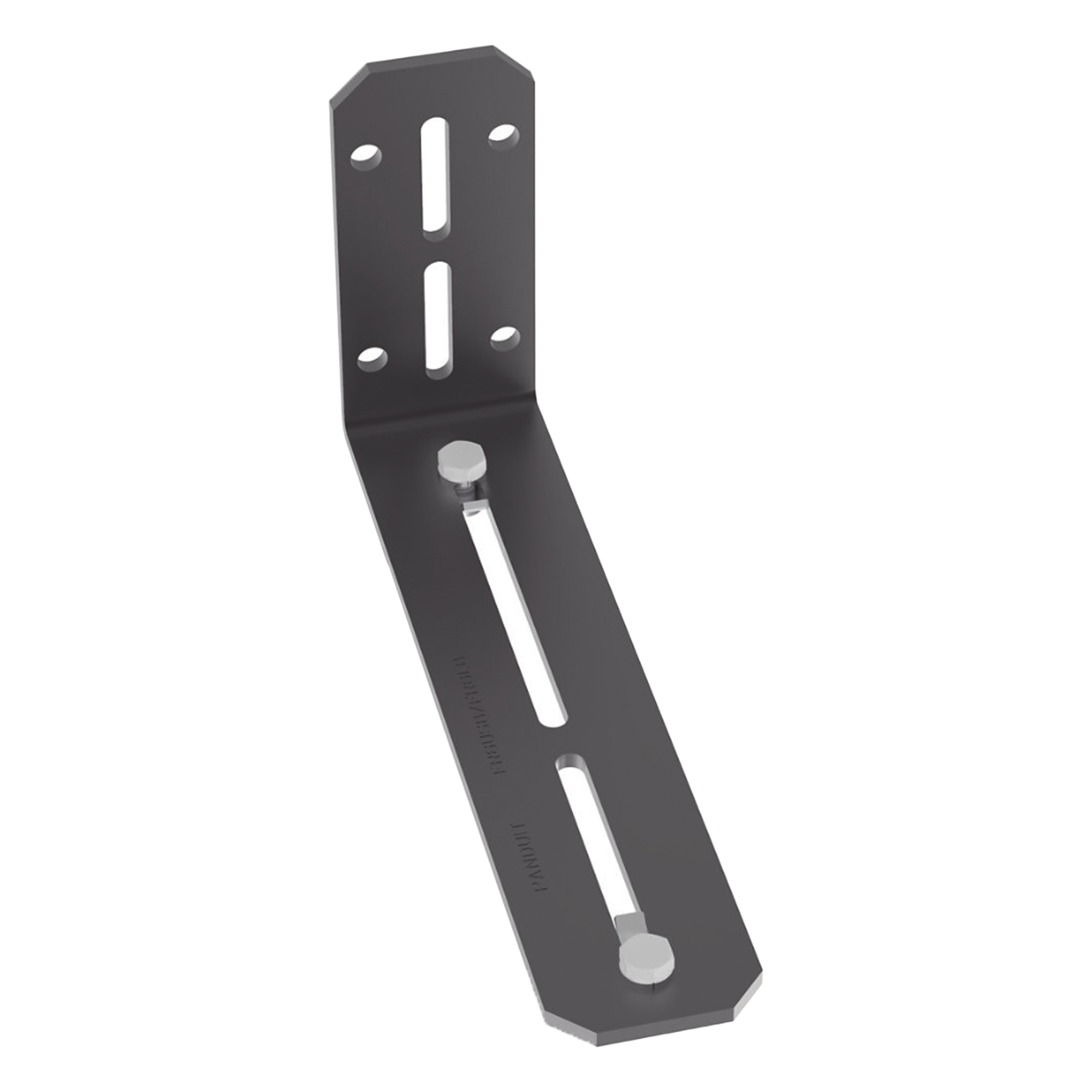 Soporte en L de Montaje a Pared, o Parte Frontal o Posterior de Gabinetes, para Canaletas FiberRunner 4X4 o 6x4, Color Negro — PANDUIT · SKU FR6LB