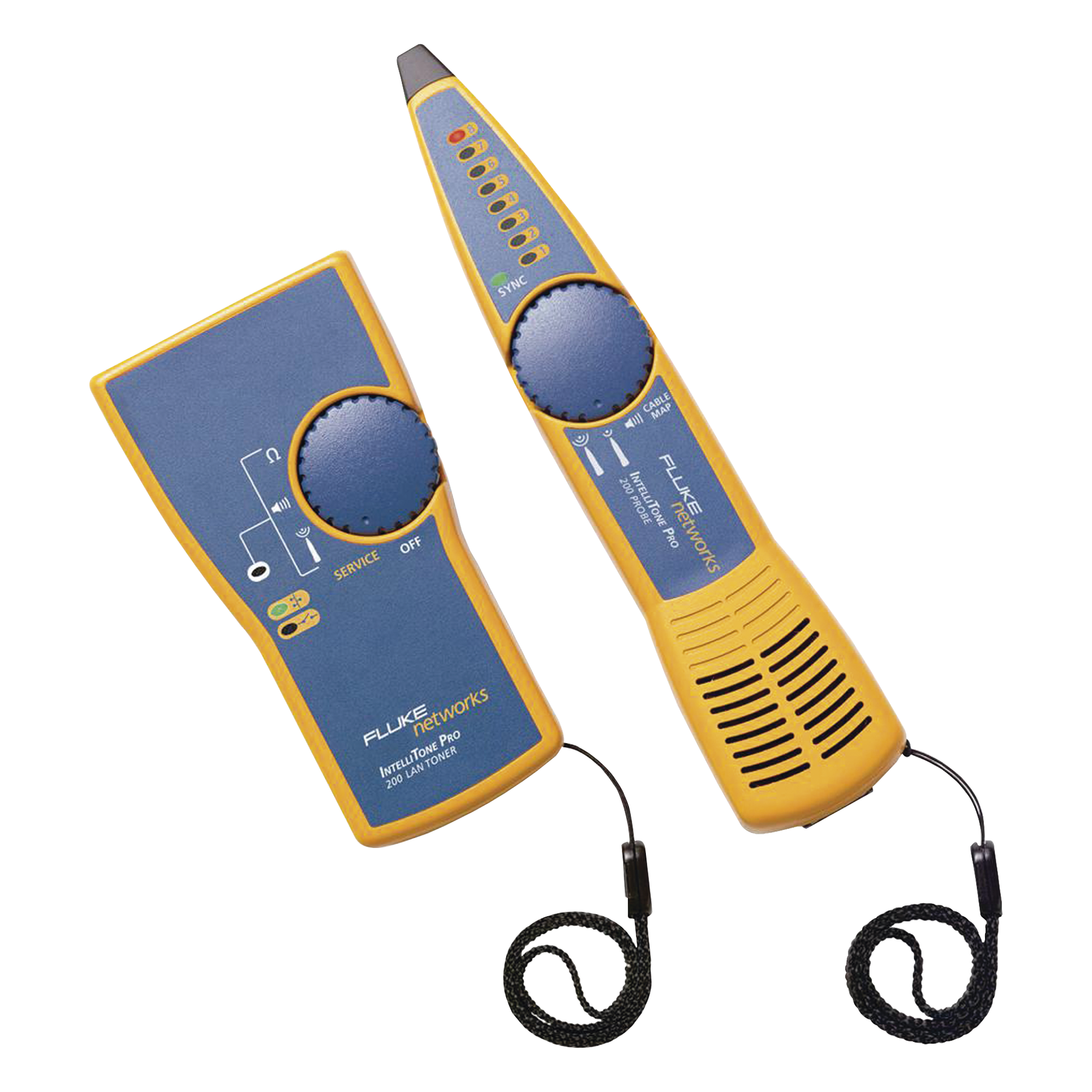 Kit Avanzado de Generador y Sonda (Detector) de Tonos IntelliTone 200, Para Identificación de Señales Analógicas y Digitales en Cables de Red — FLUKE NETWORKS · SKU MT-8200-60-KIT