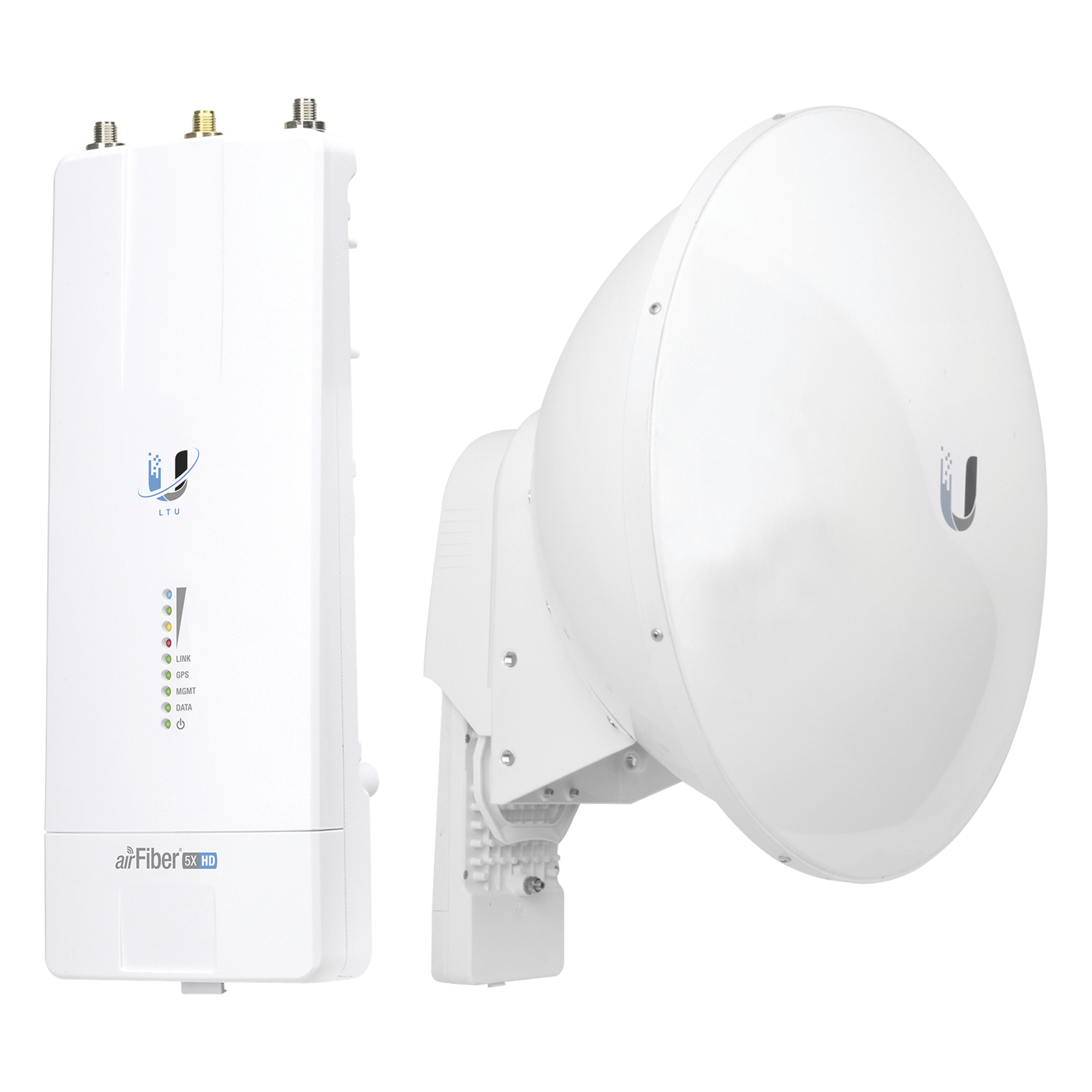 Airfiber Kit AF5X-HD con Antena Fiber 23 dBi Slant-45 — UBIQUITI · SKU AF5X-HD-23-S45