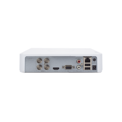 DVR 4 Canales TurboHD + 1 Canal IP / 2 Megapixel (1080p) Lite / Acusense Lite (Busqueda Inteligente Personas Vehiculos) / Audio por Coaxitron / 1 Bahia de Disco Duro / H.265+ / Salida de Vídeo Full HD