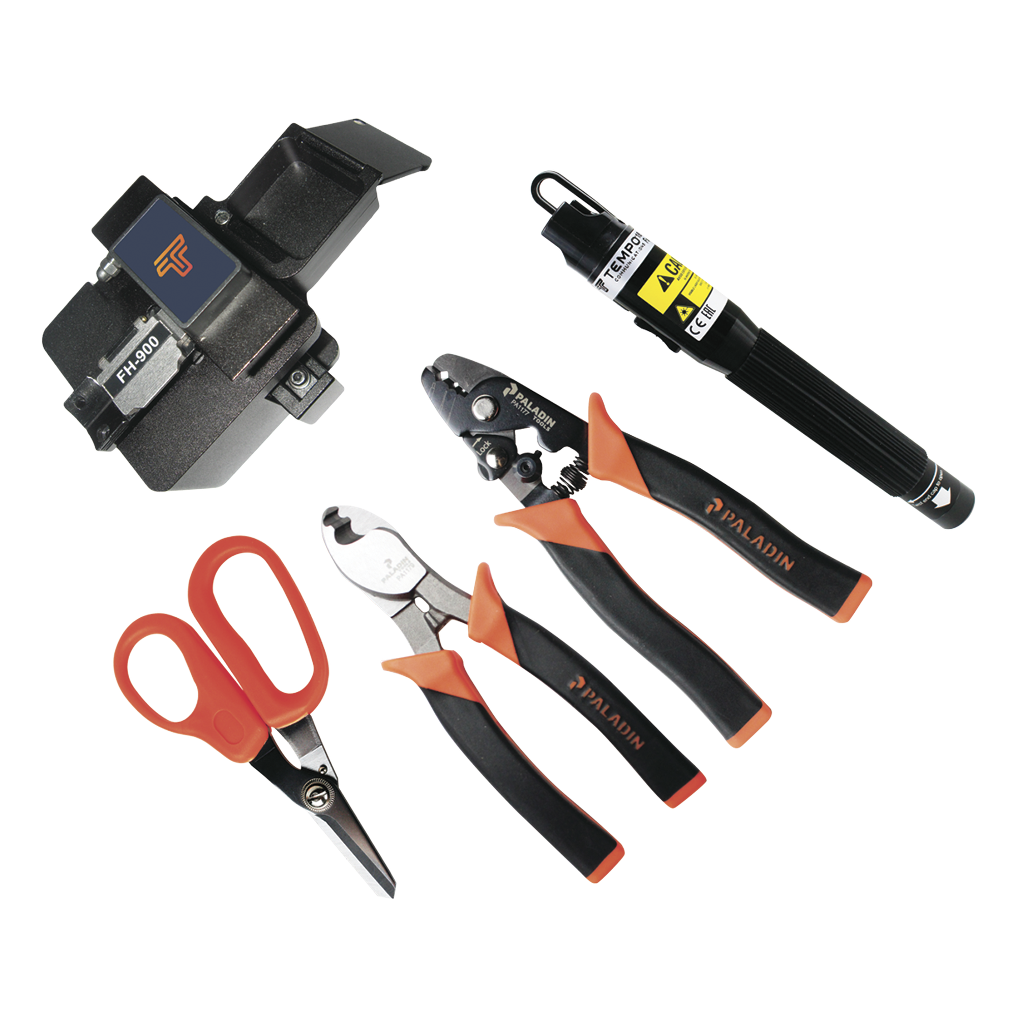 Kit de Herramientas para Terminación de Conectores de Fibra Óptica Prepulidos con Cleaver de 2 Pasos