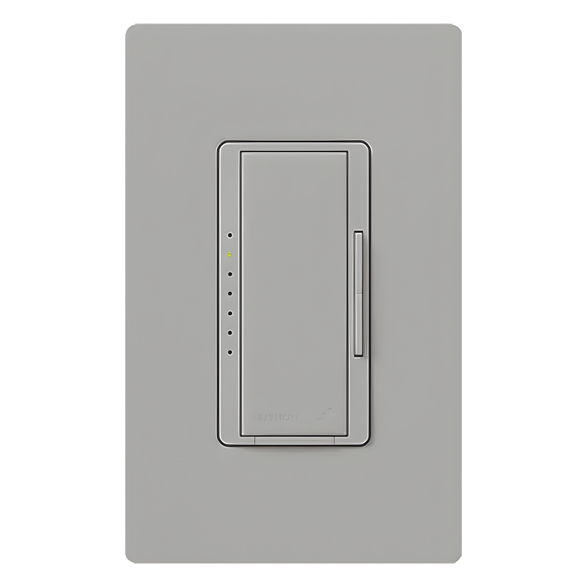 Atenuador de pared inalámbrico Maestro RF para RadioRA 2 y RA2 Select, 250 W LED/CFL, neutro opcional, color gris — LUTRON ELECTRONICS · SKU RRDPROGR