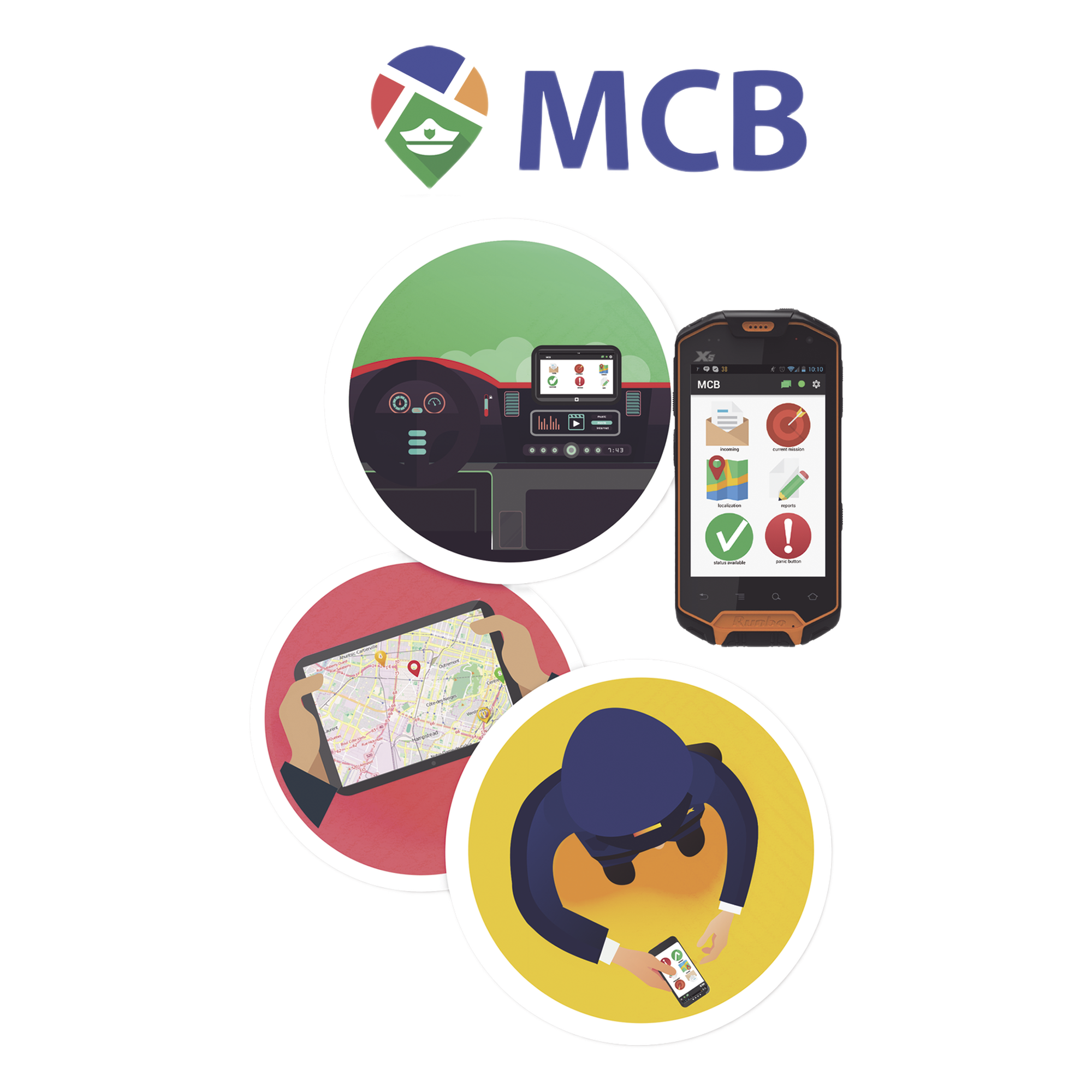 Licencia, para el control de ordenes de trabajo y servicio. Ideal para administrar su personal de campo, instaladores, ventas, repartidores, etc — MCDI SECURITY PRODUCTS, INC · SKU MCB10