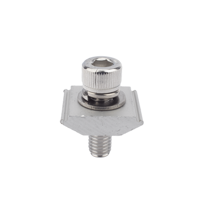 Conector N con tornillo para fijación en riel 5 y 8