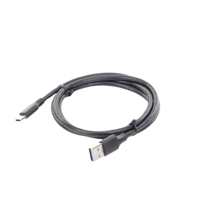 Cable USB-A a USB-C | 1 Metro | Carga y Sincronización de Datos | Carga Rápida 60W | Datos 5 Gbps | QC 3.0/2.0 | FPC | AFC | Protección Integrada | Duradero y Flexible| Caja ABS | Cubierta de TPE | Color Negro.