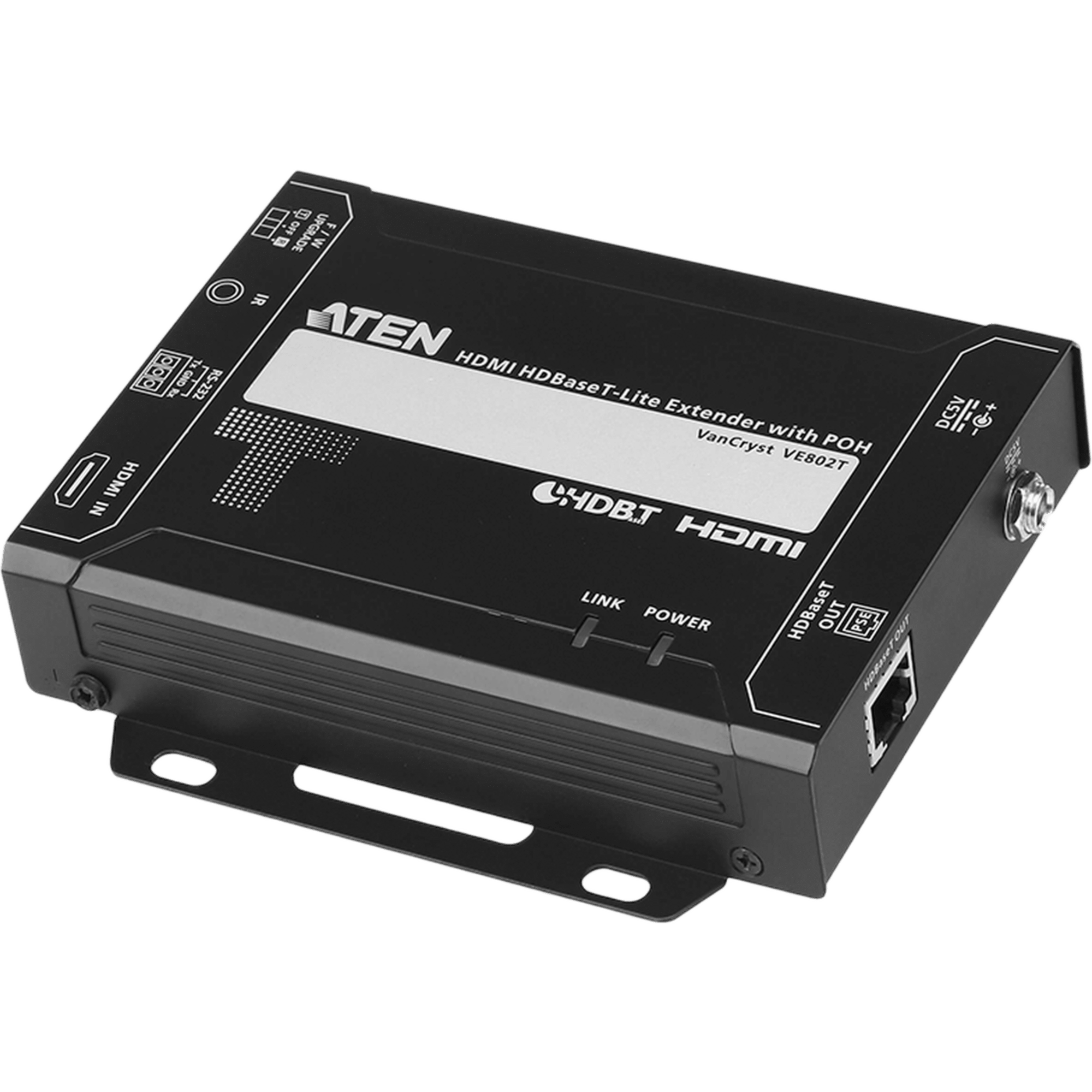 Transmisor HDBaseT-Lite HDMI | PoH | 4K a 35 m (Cat 5e/6) / 40 m (Cat 6a/ATEN 2L-2910 Cat6) 1080p a 60 m (Cat 5e/6) / 70 m (Cat 6a/ATEN 2L-2910 Cat6) | HDBaseT Clase B | PoH PSE