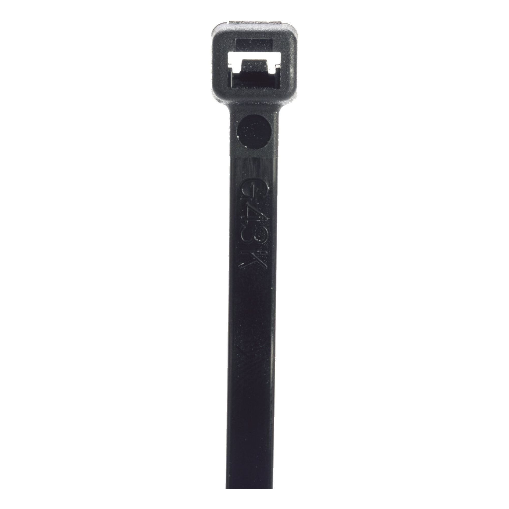 Cincho de Nylon 6.6 StrongHold™, 188mm largo x 4.8mm ancho, Color Negro, Exterior Resistente a Rayos UV, Paquete de 1000pz — PANDUIT · SKU S7-50-M0