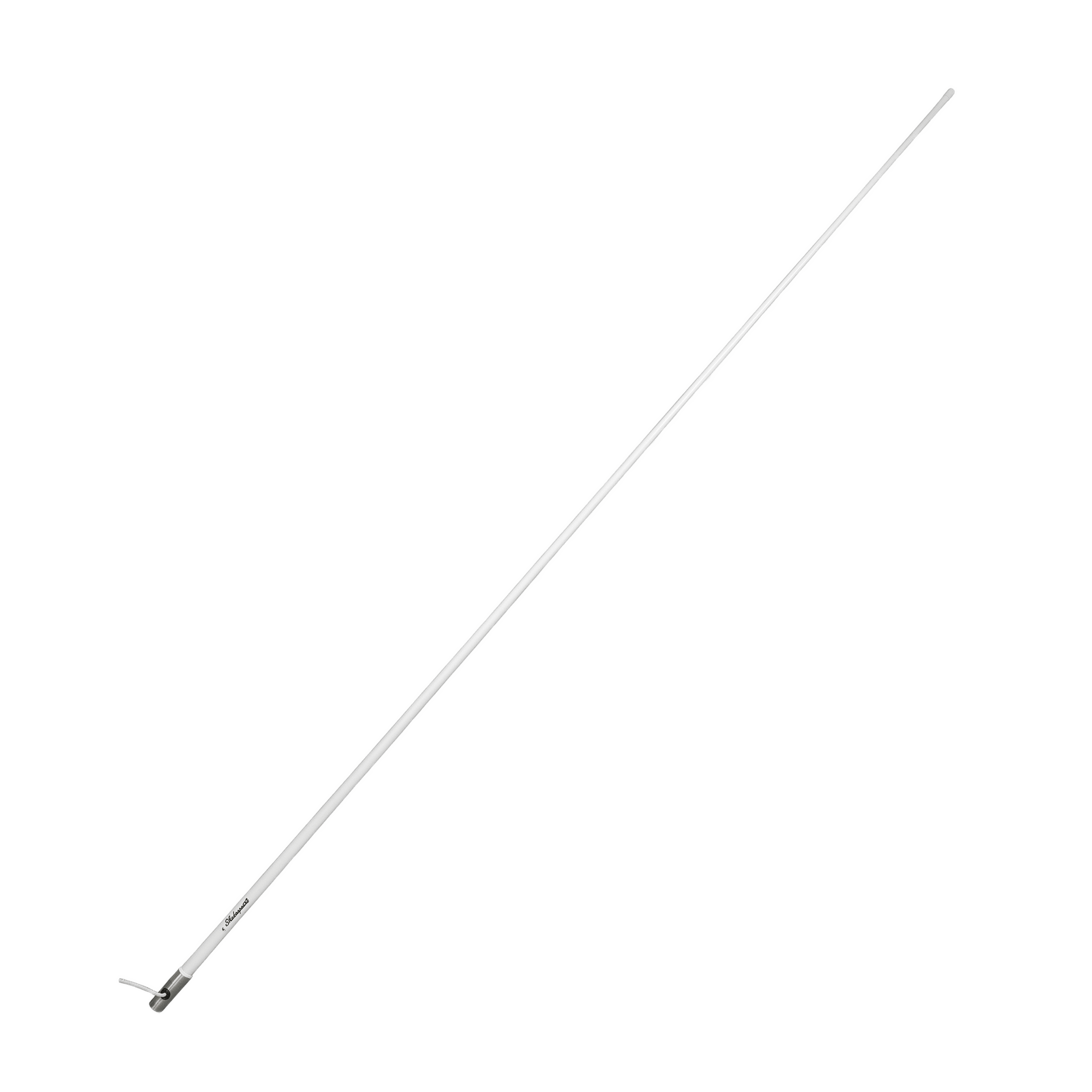 Antena Marina VHF de Fibra de Vidrio / Para Uso en Embarcaciones / Ganancia de 6 dB / 50 Watts / Base de Acero Inoxidable