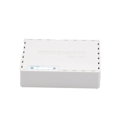 (hEX PoE LITE) RouterBoard, 5 Puertos Fast Ethernet, 4 con PoE Pasivo, 1 Puerto USB