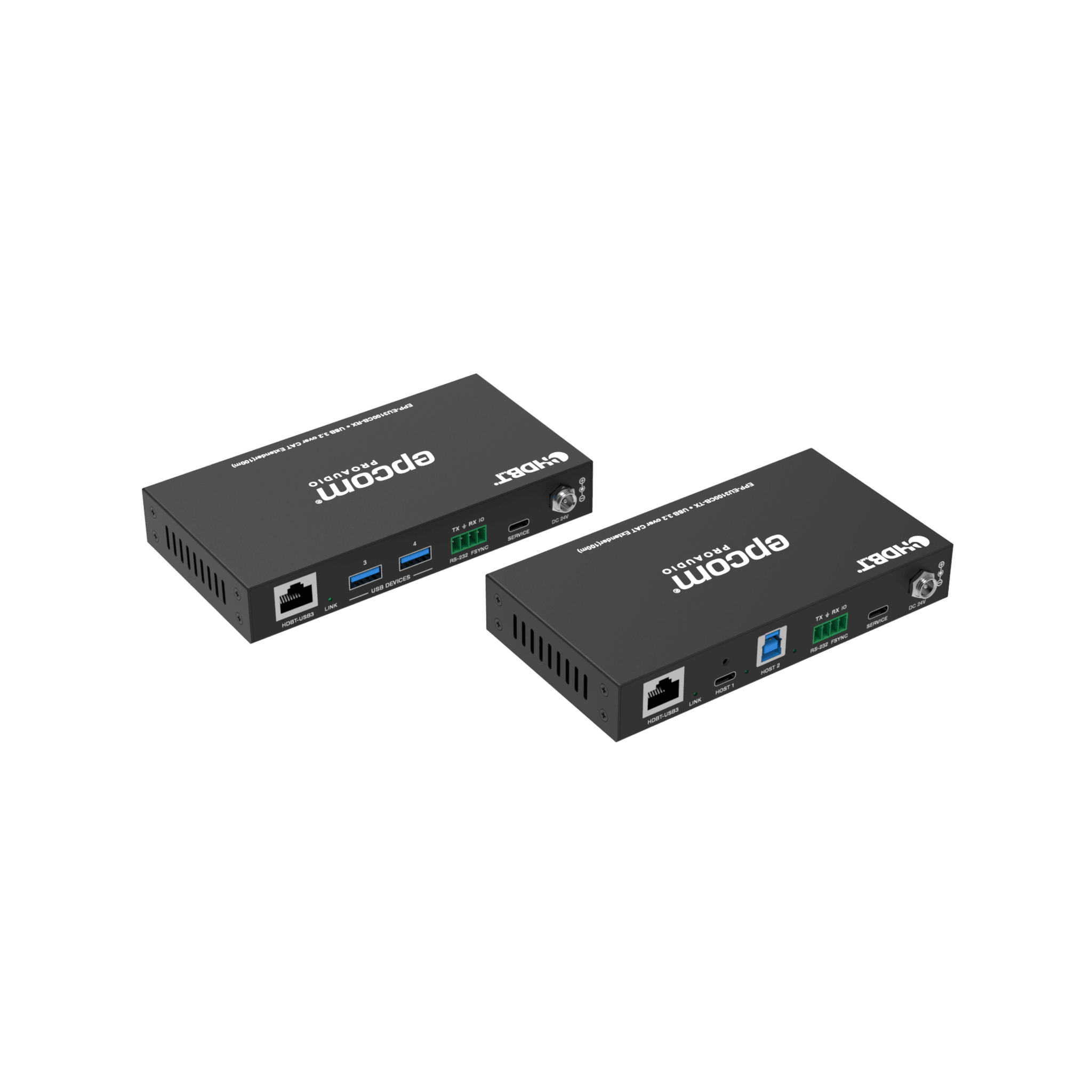 Extensor USB 3.2 Gen 1 | 100 m | Cable CAT6a | Velocidad 5 Gbps | Puertos USB-C y USB-A | PoC Bidireccional 24V | Compatible Con Dispositivos USB Variados