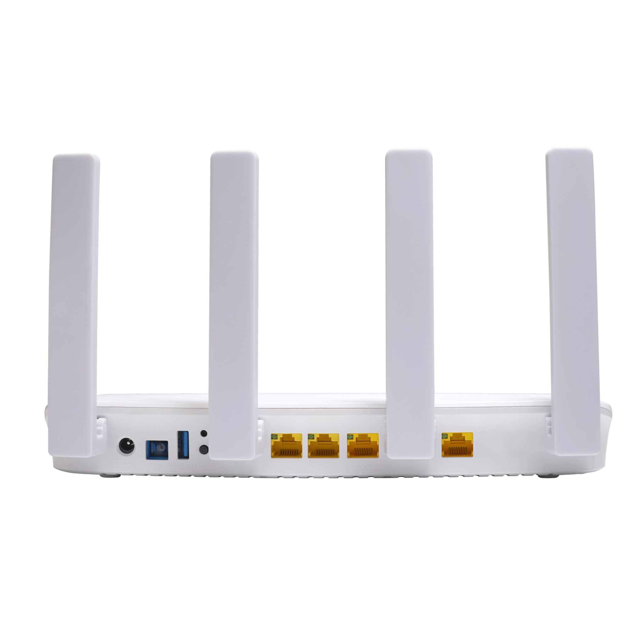ONU GPON/EPON con Wi-Fi 6 AX1500 / Wi-Fi Doble banda 2.4 y 5 GHz / 4 Puertos Gigabit / Puerto PON SC/UPC