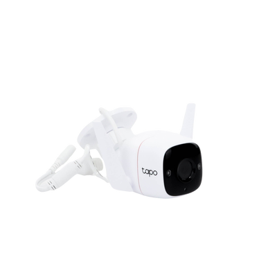 Cámara IP Wi-Fi para exterior, 3 megapixel, audio doble vía, visión nocturna, notificación Push, acepta memoria Micro SD de para grabación. 