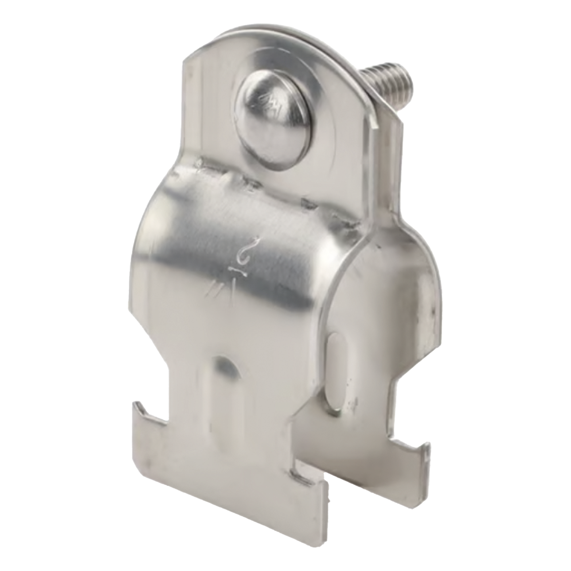 Abrazadera de Acero Inoxidable de 3/4" Para Unicanal Tipo Strut — SYSCOM TOWERS · SKU STRUTSTRAP34