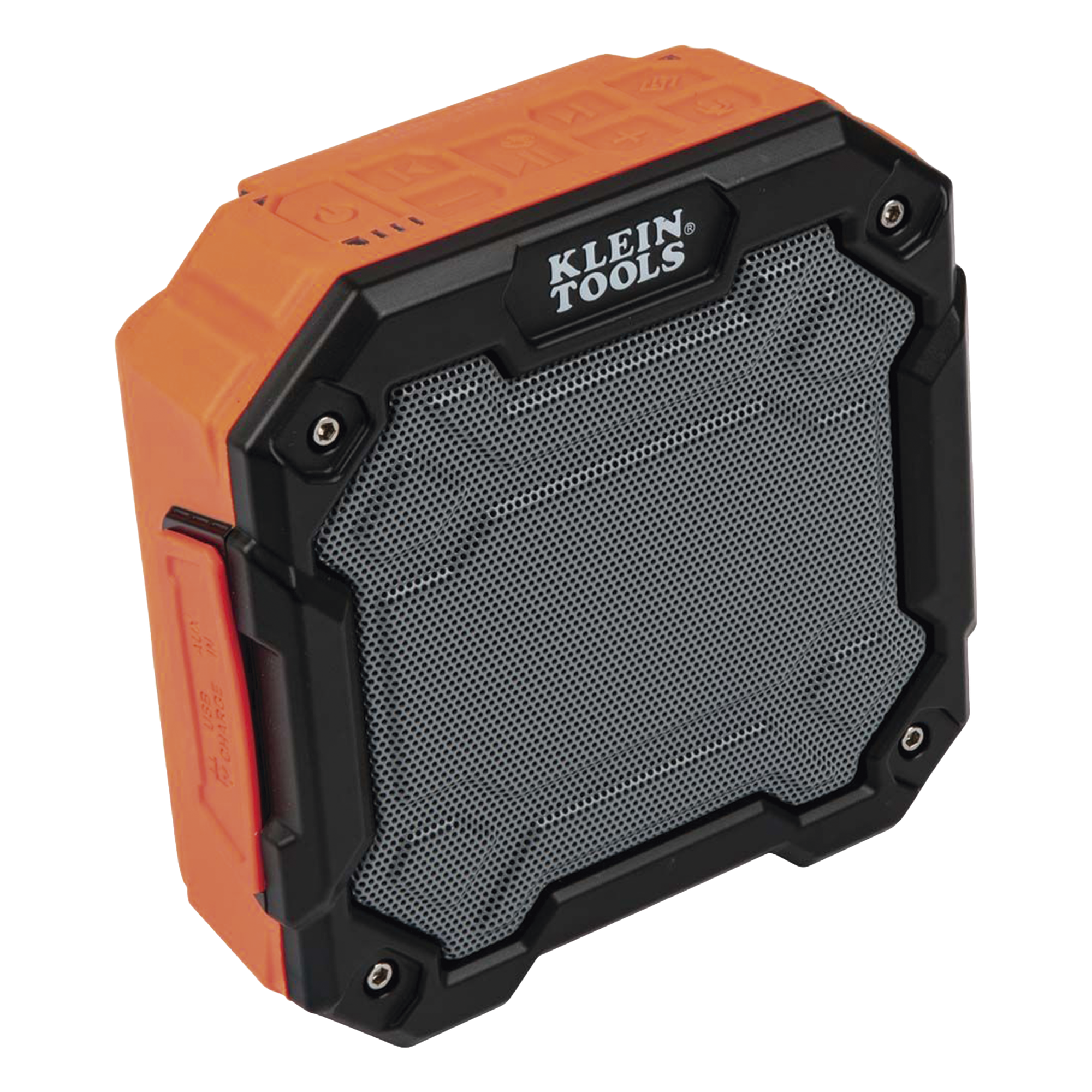 Bocina Portátil BLUETOOTH® con Imán y Gancho para Colgarse. Permite Altavoz Manos Libres con Micrófono Incorporado. — KLEIN TOOLS · SKU AEPJS3