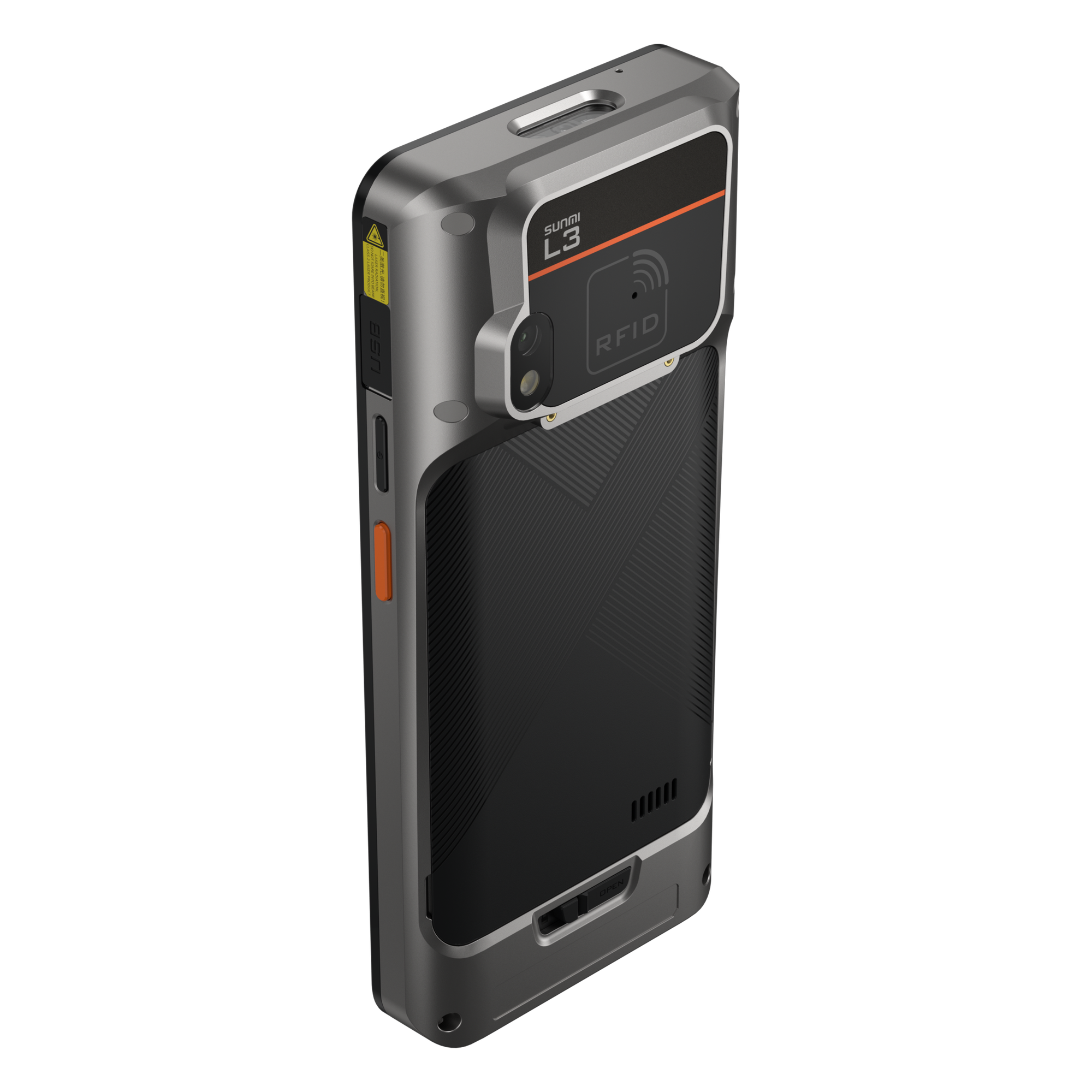 Terminal Móvil Inteligente / Octa-Core 2.2 GHz / Pantalla 6.75" HD+ IPS / 4 GB RAM + 64 GB ROM / IP68 / NFC Dual-Sided / Wi-Fi Dual-Band / Android 14