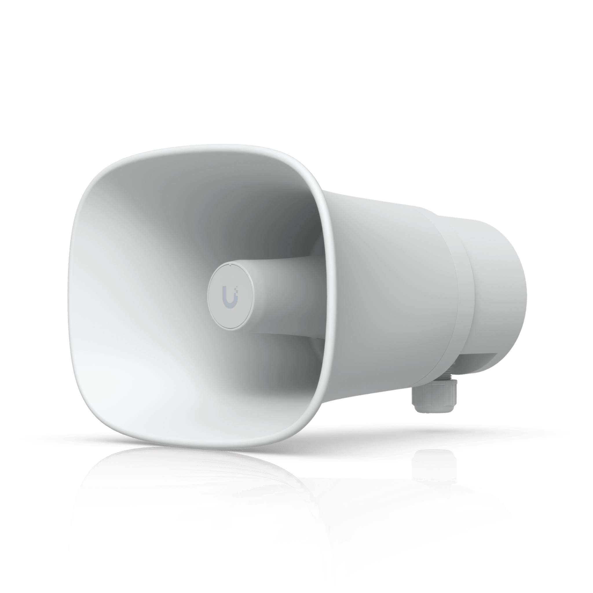 UniFi Protect AI Horn Speaker, Altavoz IP 120 dB, PoE+, Alerta AI Avanzada, Montaje Pared, Esquina y Poste, IP66