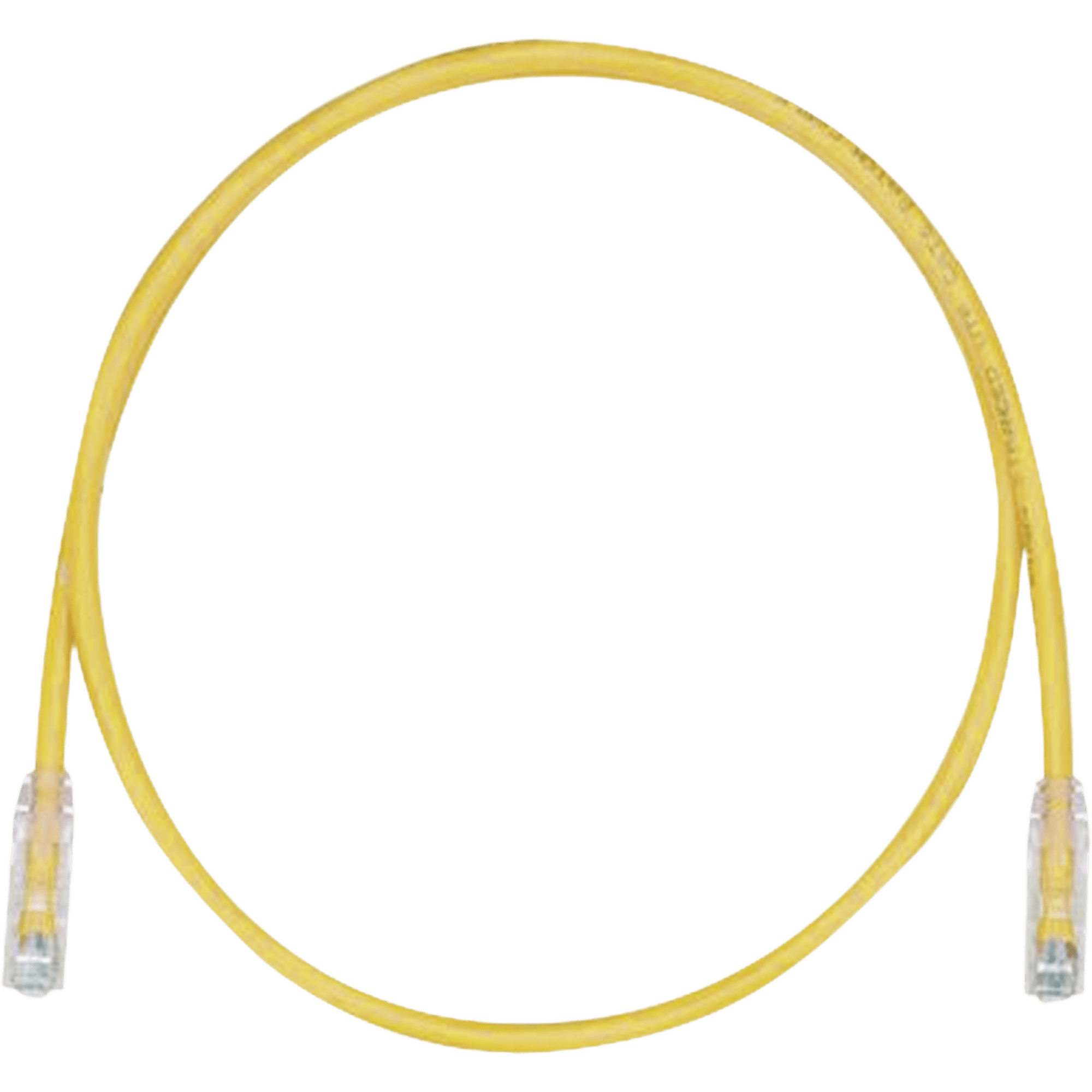 Cable de Parcheo TX6, UTP Cat6, 24 AWG, CM, Color Amarillo, 4.57 Metros (15 Pies)