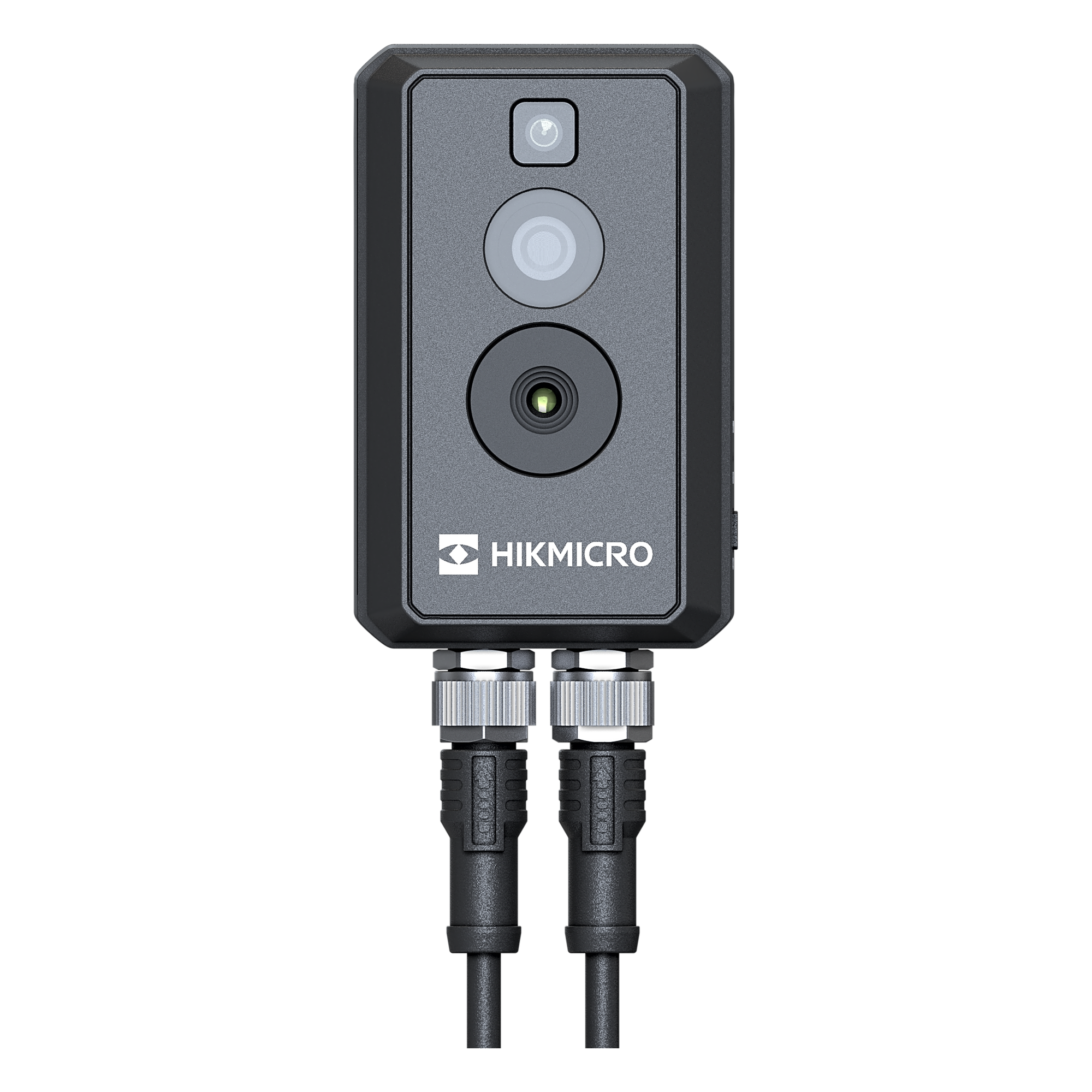 (HIKMICRO) Cubo IP Bi-Espectral / Térmica (256 X 192 / 3.6 mm) + Óptica (4 MP / 1.4 mm) / Rango: -20°C a 550°C / ±2°C Margen / PoE / IP67 / Ideal para Sites o Lugares Pequeños — HIKVISION · SKU HM-TD3028T-3/Q(B)