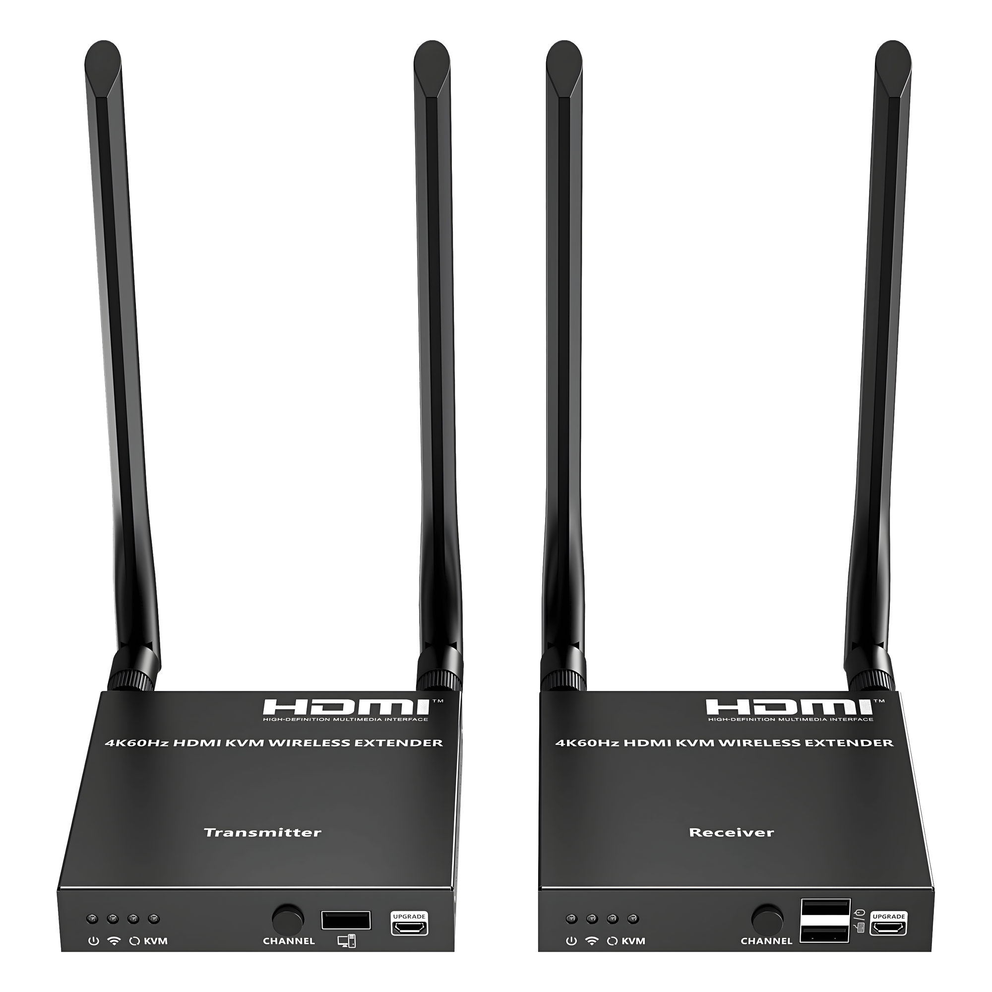 Extensor HDMI Inalámbrico / 4K@60Hz 4096x2160 / KVM Integrado / Banda 5G / Alcance 50 m (164 ft) / 1 a 4 Pantallas