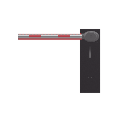 Barrera Vehicular DERECHA / Brazo Iluminado Rojo/Verde de 4 mts Incluido / 3 Seg para Apertura / Cierre Automático con Tiempo Configurable / 5,000,000 MCBF / Compatible con Cualquier Control de Acceso