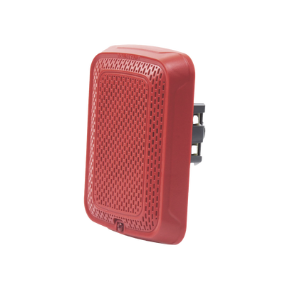 Bocina para Montaje en Pared, Color Rojo, Nuevo Diseño Moderno y Elegante y Menor Consumo de Corriente