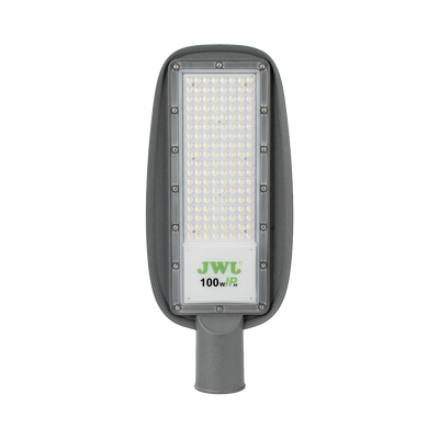 Luminaria LED de 100 W / 100 - 265 V CA~50/60 Hz / Fotocelda / Color Blanco/ Dimensiones 200 x 465 x 78 mm / Ángulo de Luz 135°.