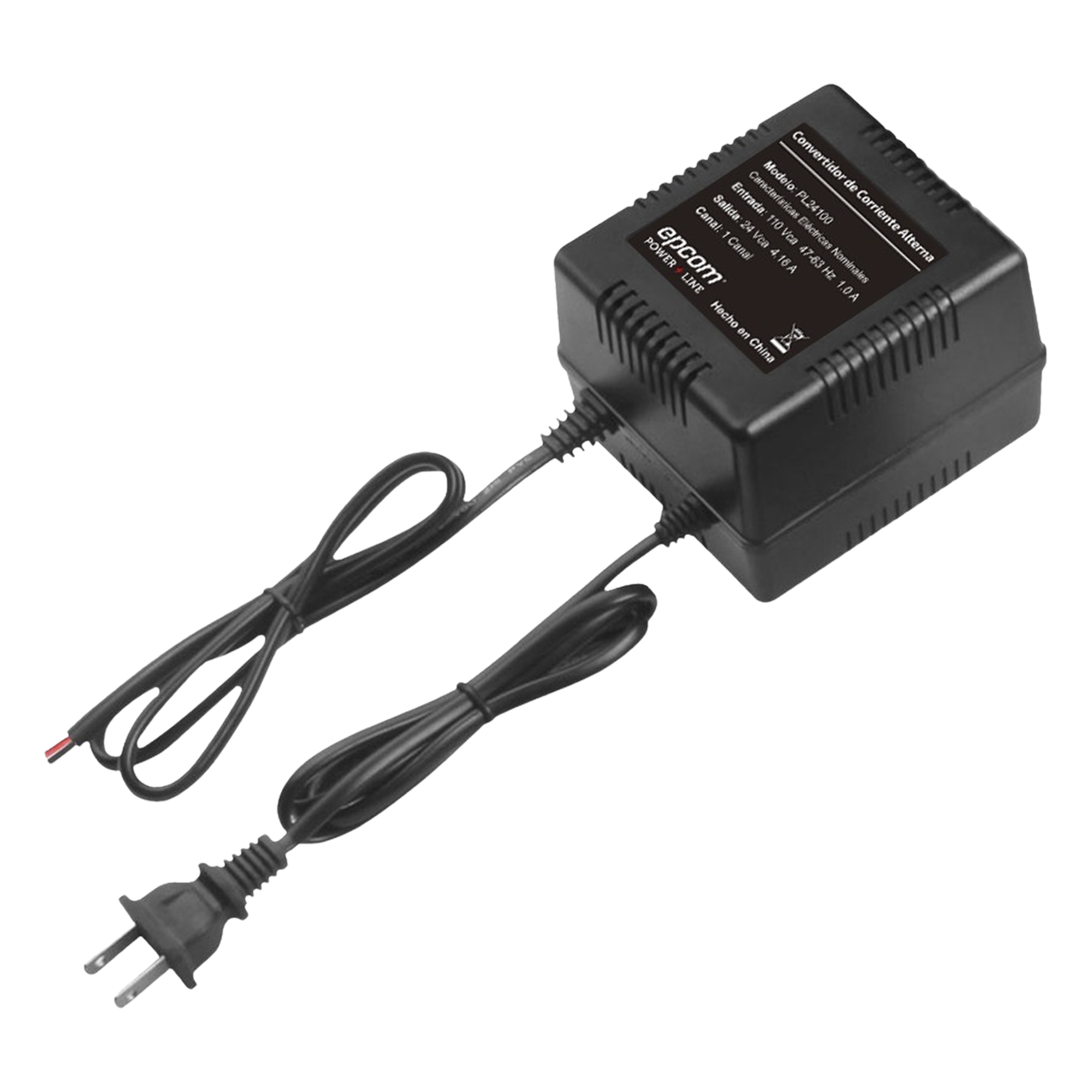 Transformador Industrial para DOMOS y Sistemas de Seguridad de 24 Vca a 100 VA — EPCOM POWERLINE · SKU PL24100