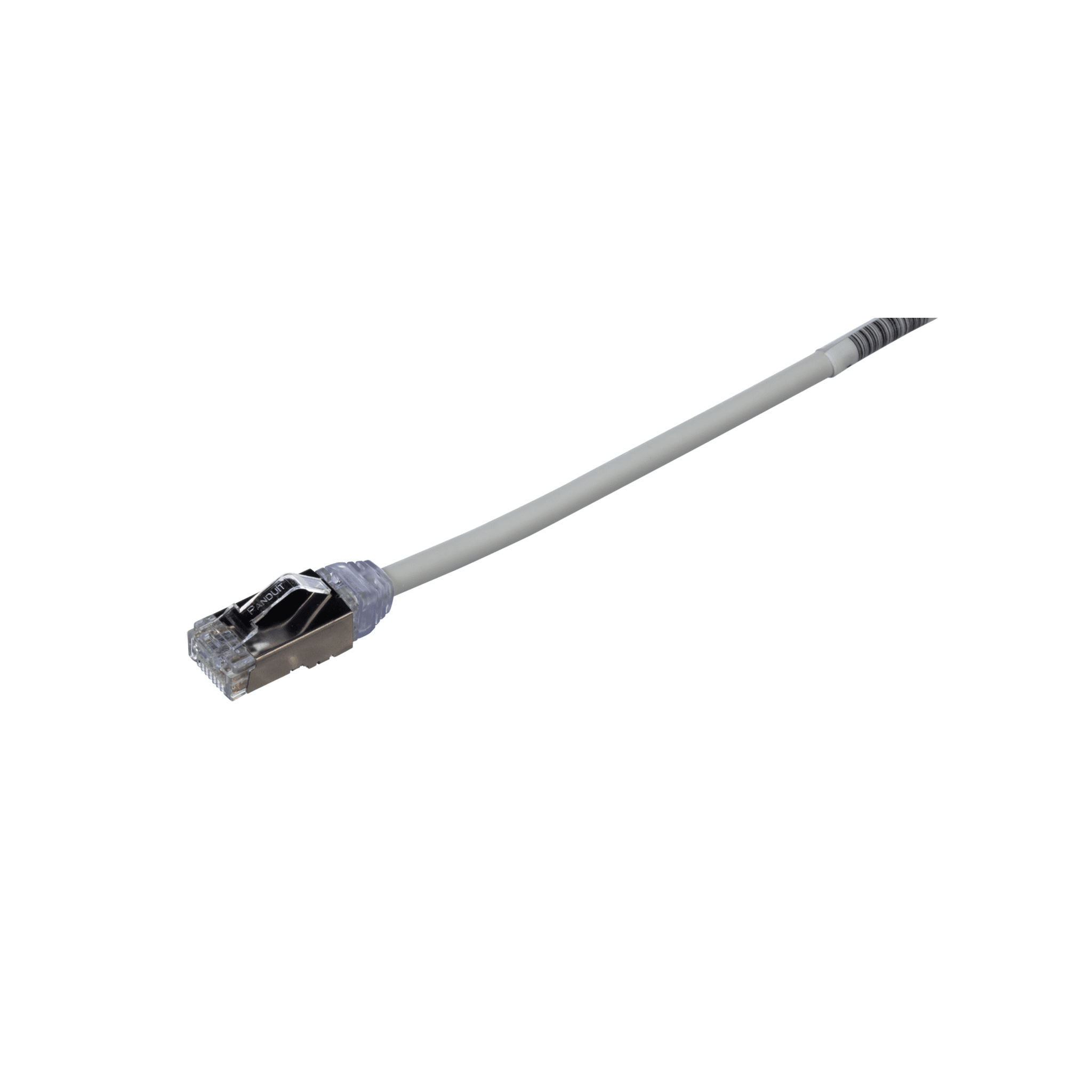 Patch Cord Cat6A, Diametro Reducido 28 AWG, Blindado S/FTP, CM/LS0H, 5 Metros (16.40 Pies), Color Gris — PANDUIT · SKU STP28X5MIG