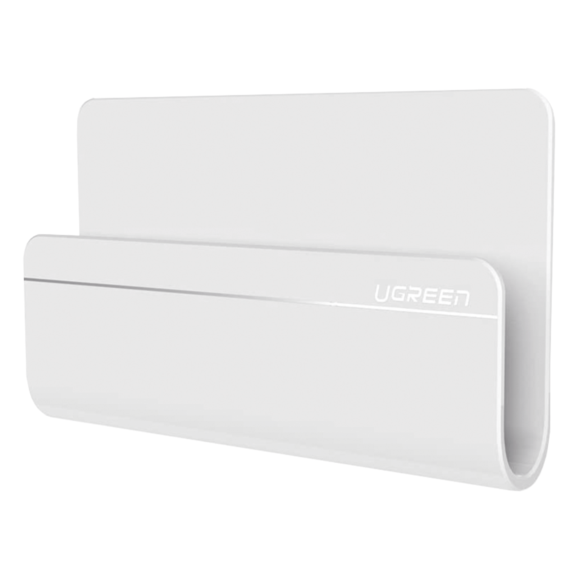 Soporte de Pared Adhesivo para Teléfono / Diseño de Montaje en Pared / Protección De Silicona Antideslizante / Anti Arañazos / Adhesivo 3M / Soporta Dispositivos 165*81*26.5 mm. / Caja De ABS / Color Blanco — UGREEN · SKU 30394