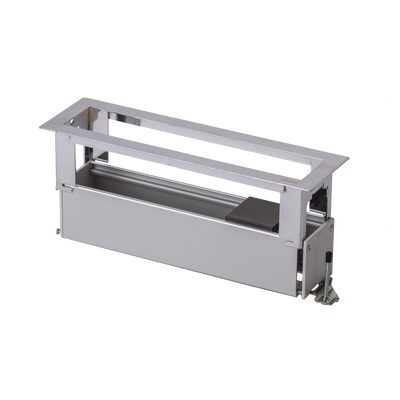 Caja Para Instalación en Escritorio para Voz, Datos o Contactos Eléctricos / Capacidad para 4 Módulos / Salida de Cables Posterior / Los Módulos se Adquieren Aparte / (KFC134/14CY) — SIMON · SKU SM-CEP-4M