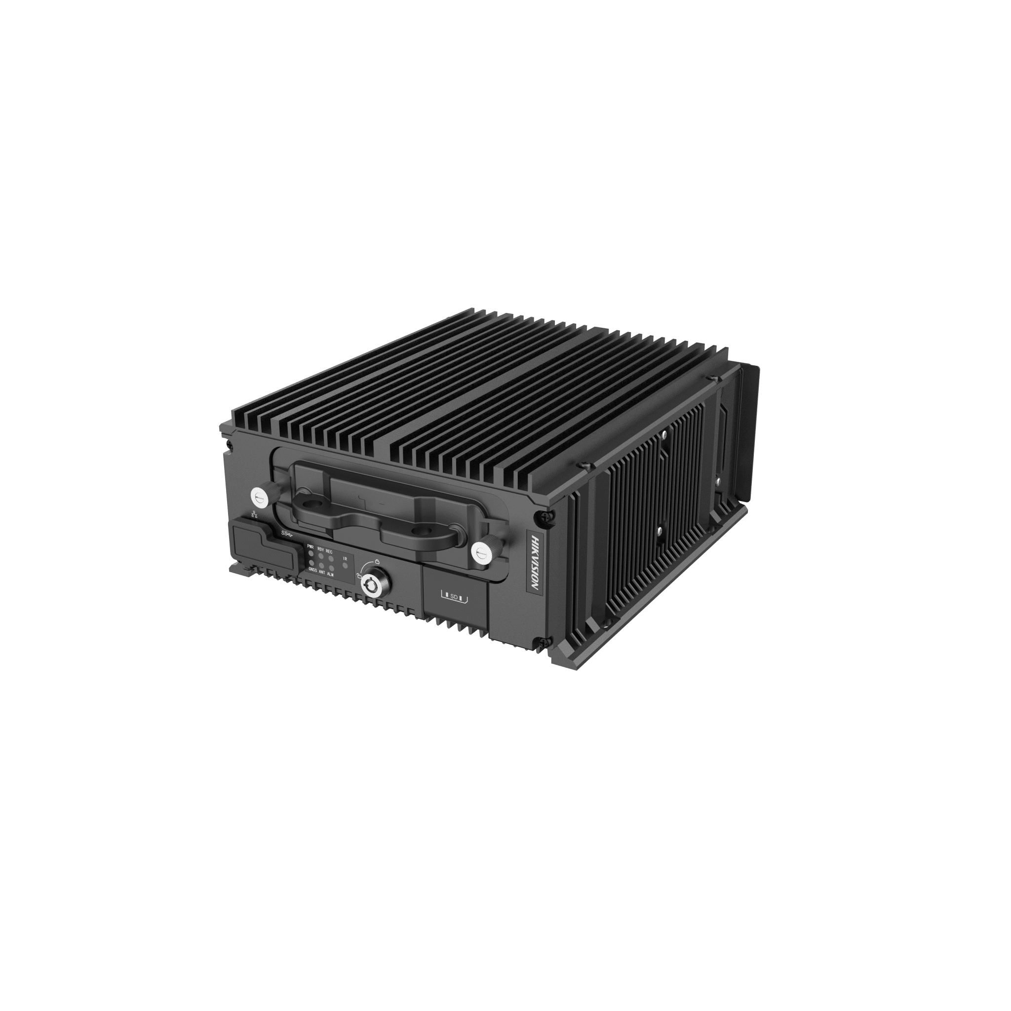 DVR Móvil 1080p Hibrido / 8 Canales IP + 8 Canales TURBOHD / GPS y GLONASS / ADAS / DSM / SSD y HDD / H.265 — HIKVISION · SKU AE-MD7083
