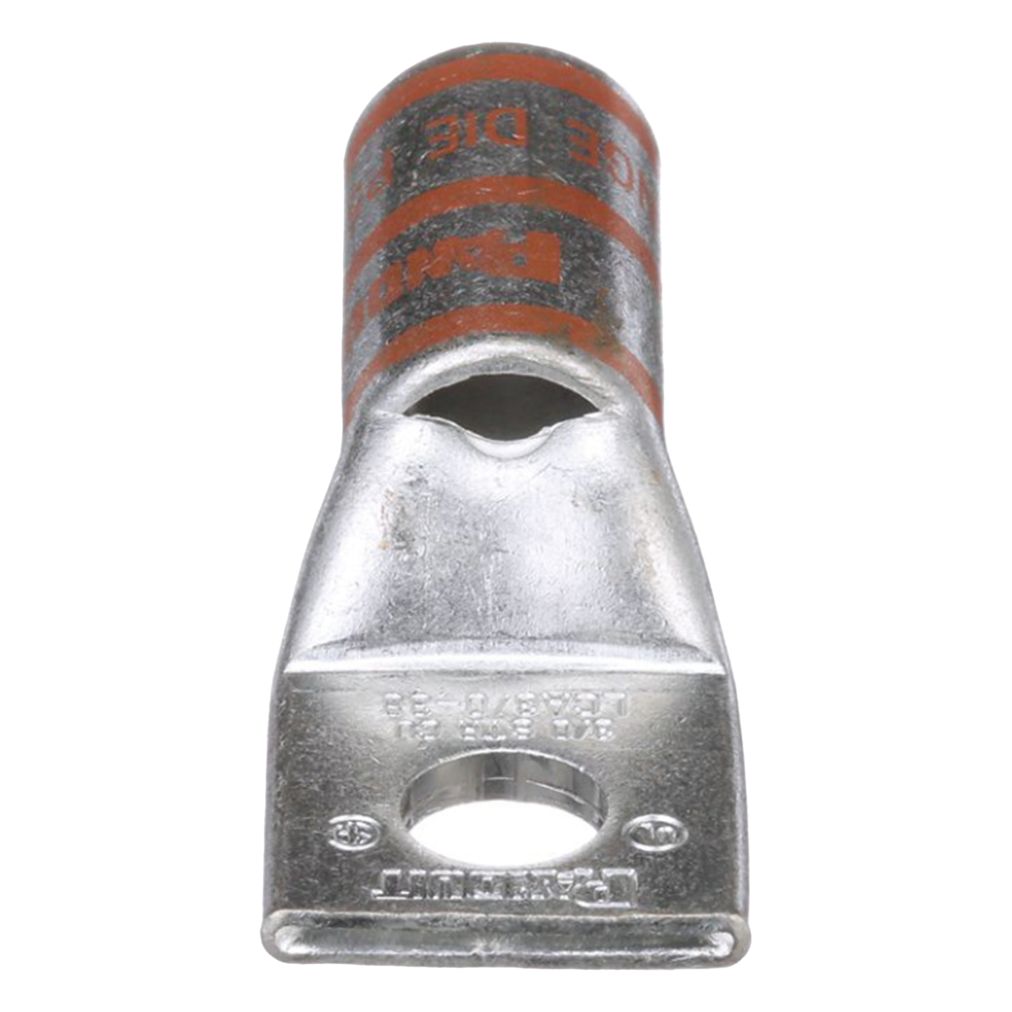 Terminal de Compresión de Cobre con Orificio 3/8 in, para Cable 3/0 AWG. 1 Pz. — PANDUIT · SKU LCA3/0-38-X