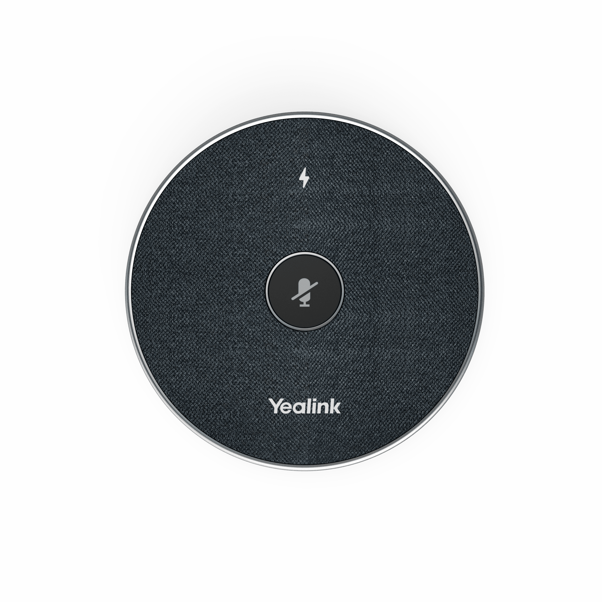 Micrófono inalámbrico 360° VCM36W-PACKAGE de Yealink para videoconferencias, con amplio alcance y cancelación de ruido.