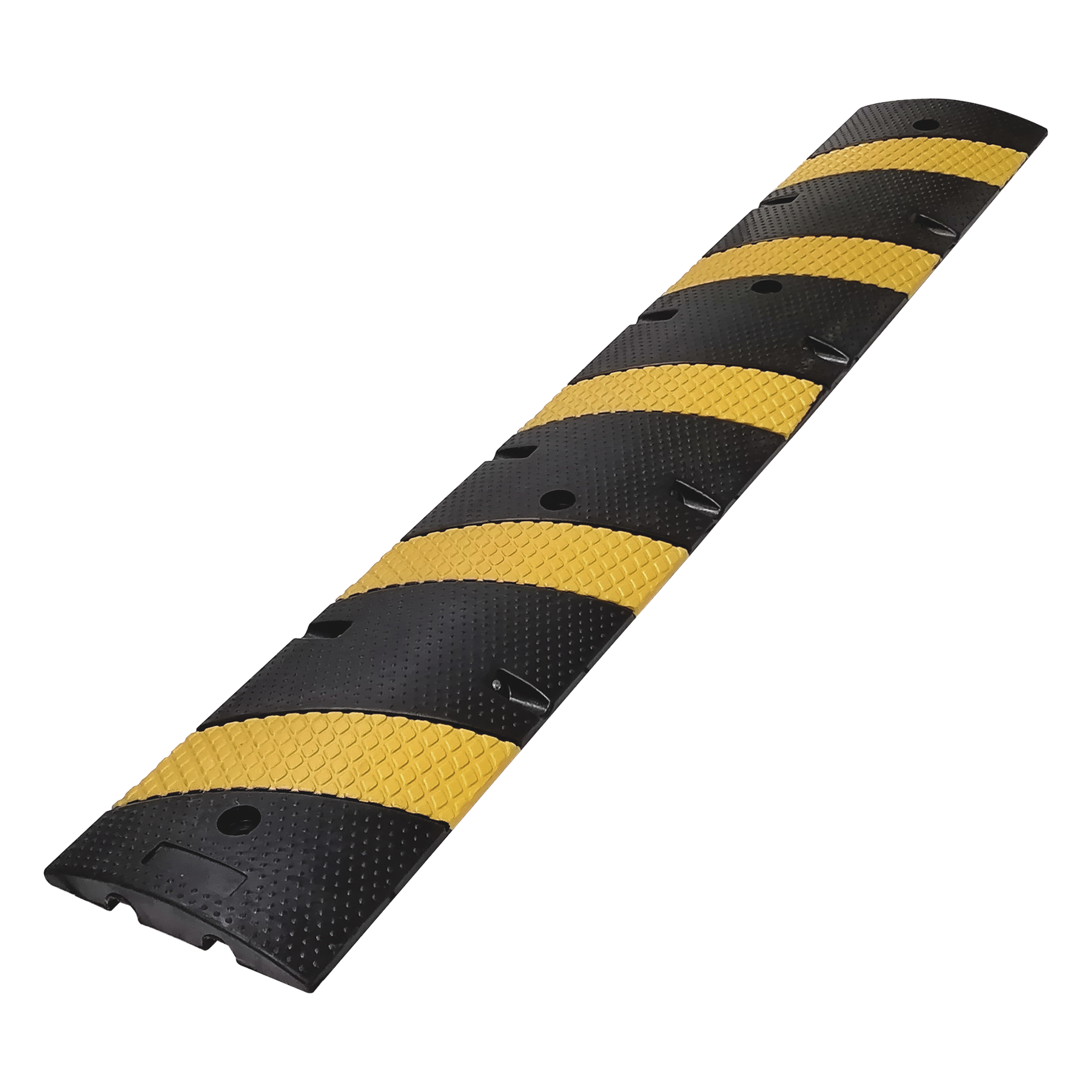 Reductor D / Velocidad / 183cm / 5 lineas amarillas / Hule Reciclado. — ACCESSPRO · SKU AC-183RV