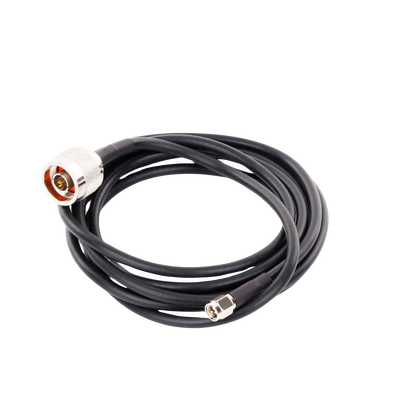 Jumper de 2 Metros (6.56 Pies) con Cable RG-58U-SYS Conector N Macho a SMA Macho