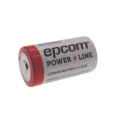 Batería de Litio ER34615 Tamaño D / 3.6V / 19Ah / Li-SOCl2 / No Recargable / Operación -60°C a +85°C / Electrolito Antiinflamable