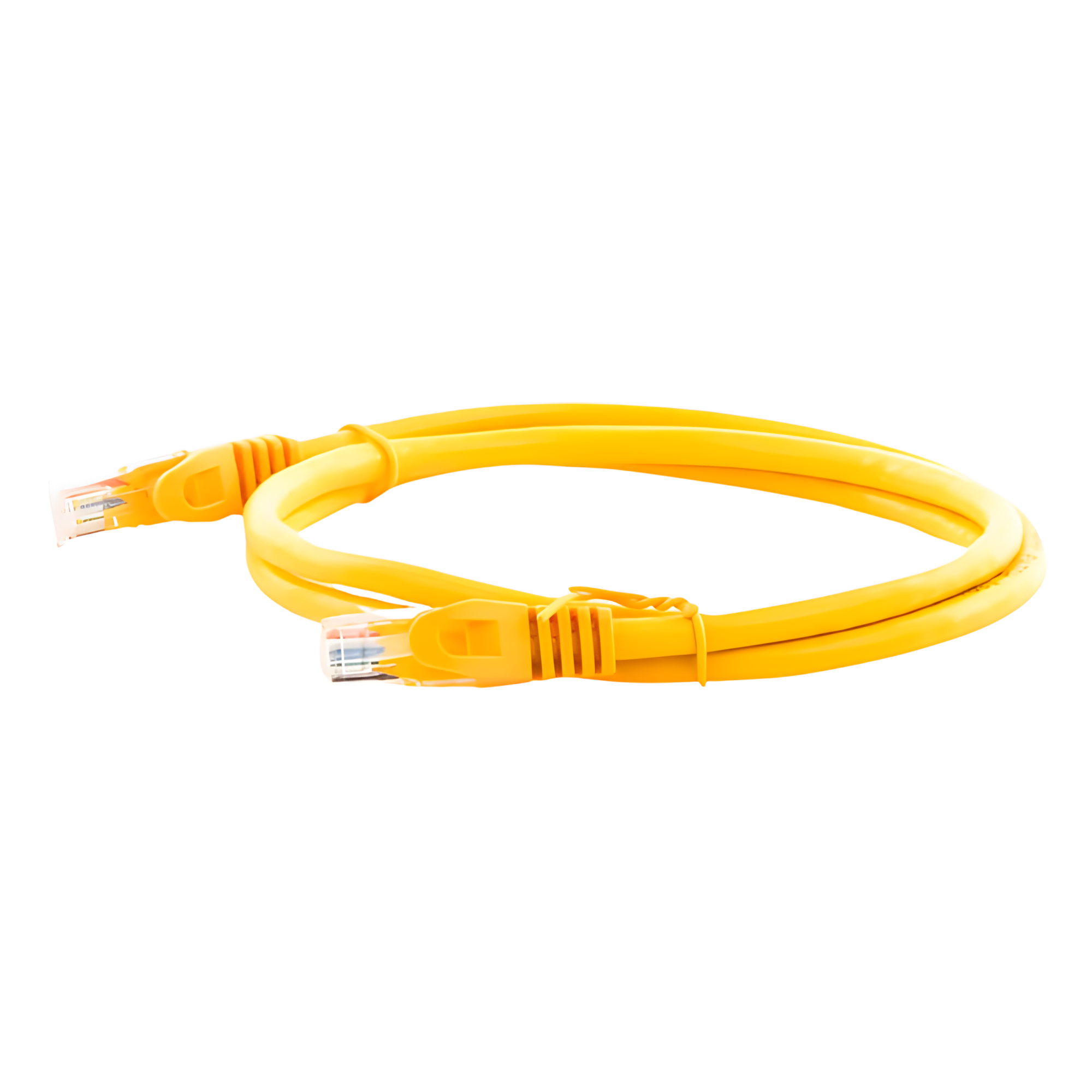 Cable de Parcheo UTP / Cat6 / 1 Metro (3.28 Pies) / Amarillo / 1 Gbps+ / RJ45 / 100 Ohm