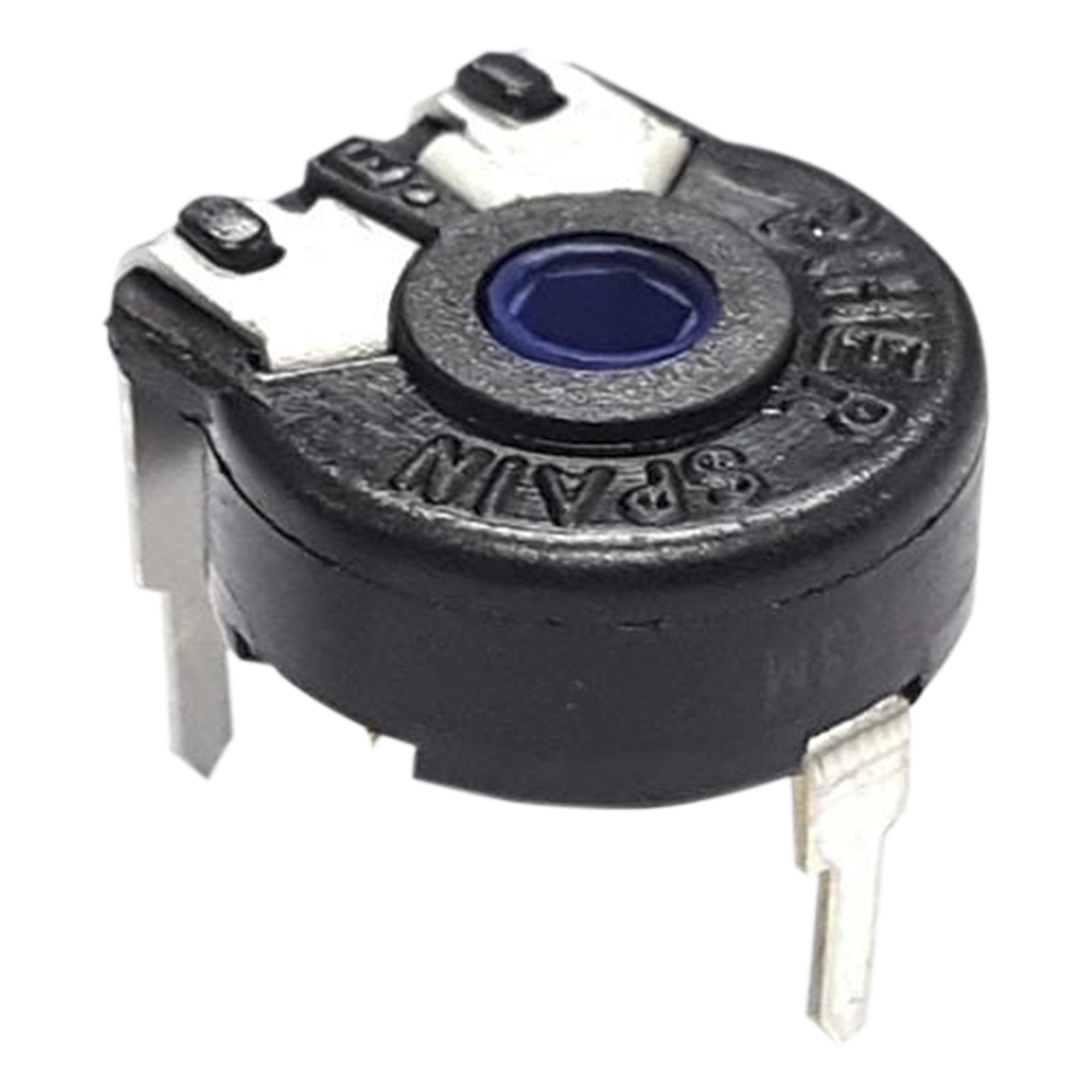 Potenciómetro de Carbón 50K, 0.15W, 10 mm, Montaje Horizontal, Ajuste Vertical. — SYSCOM · SKU 531-PT10V-50K-S