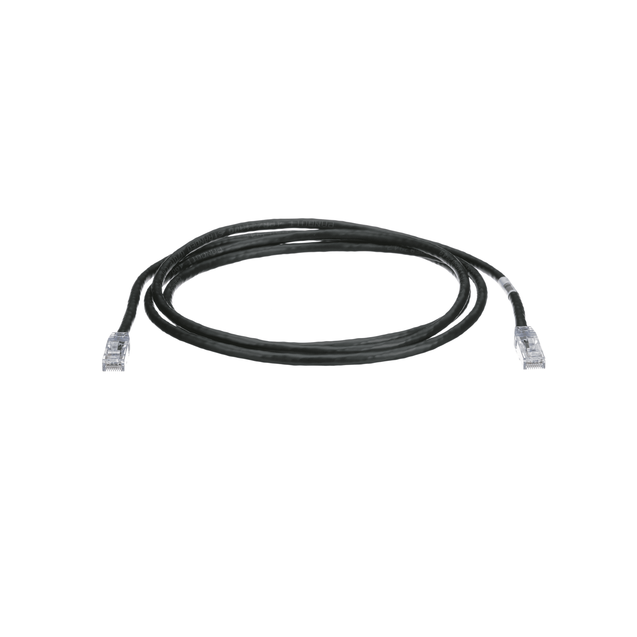 Cable de Parcheo TX6, UTP Cat6, 24 AWG, CM, Color Negro, 2.13 Metros (7 Pies)