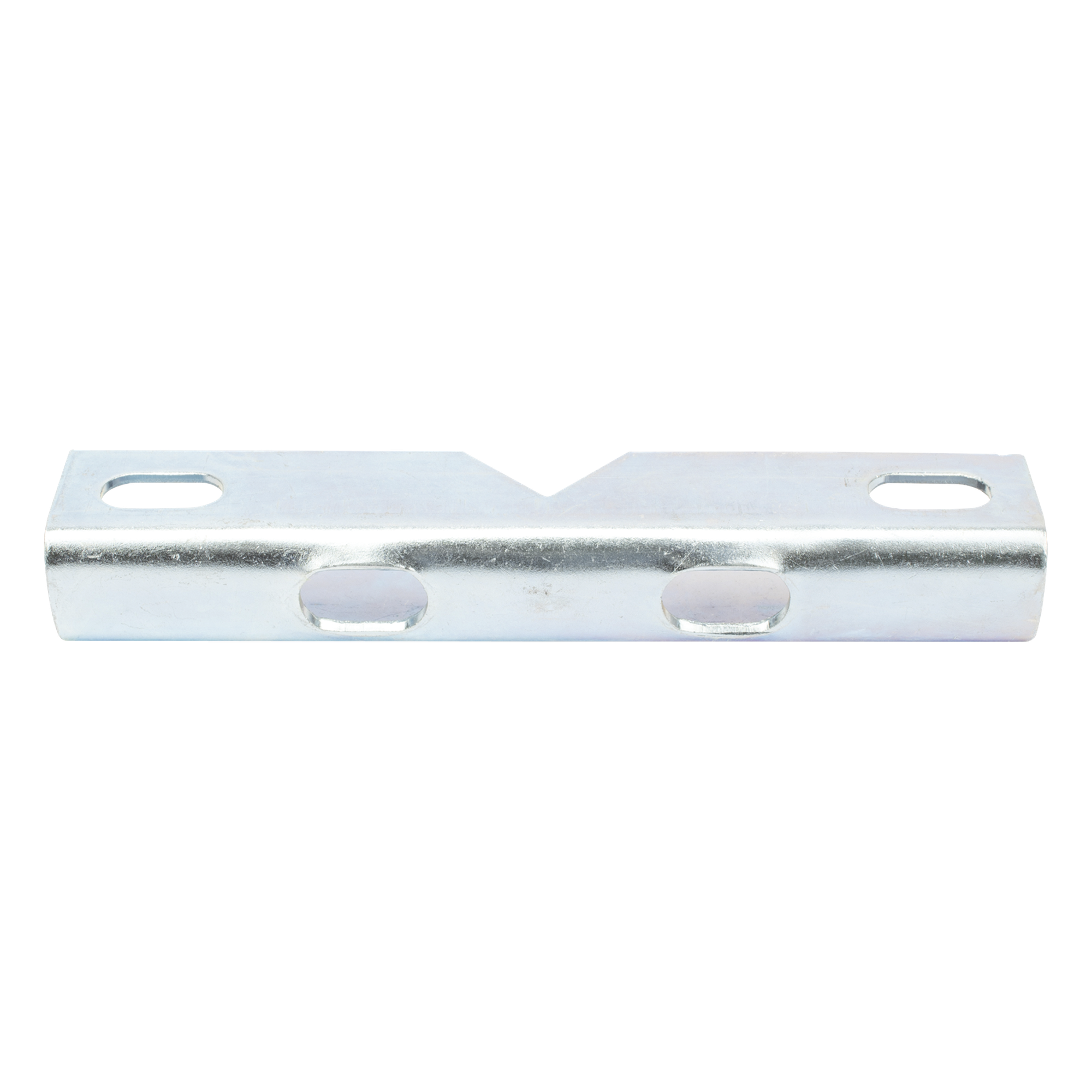 Soporte para Piso Falso / Abrazadera Ajustable / Charola Tipo Malla / Acabado Electro Zinc / Tornillería 1/4 — CHAROFIL · SKU MG-51-141EZ
