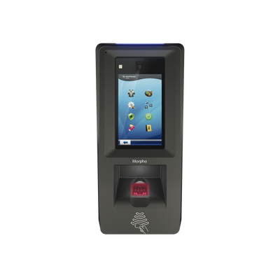 Lector de Huellas Serie Sigma Extreme MULTI-FFD con lector Mifare PoE, IP65, IK09 aprobado por FBI