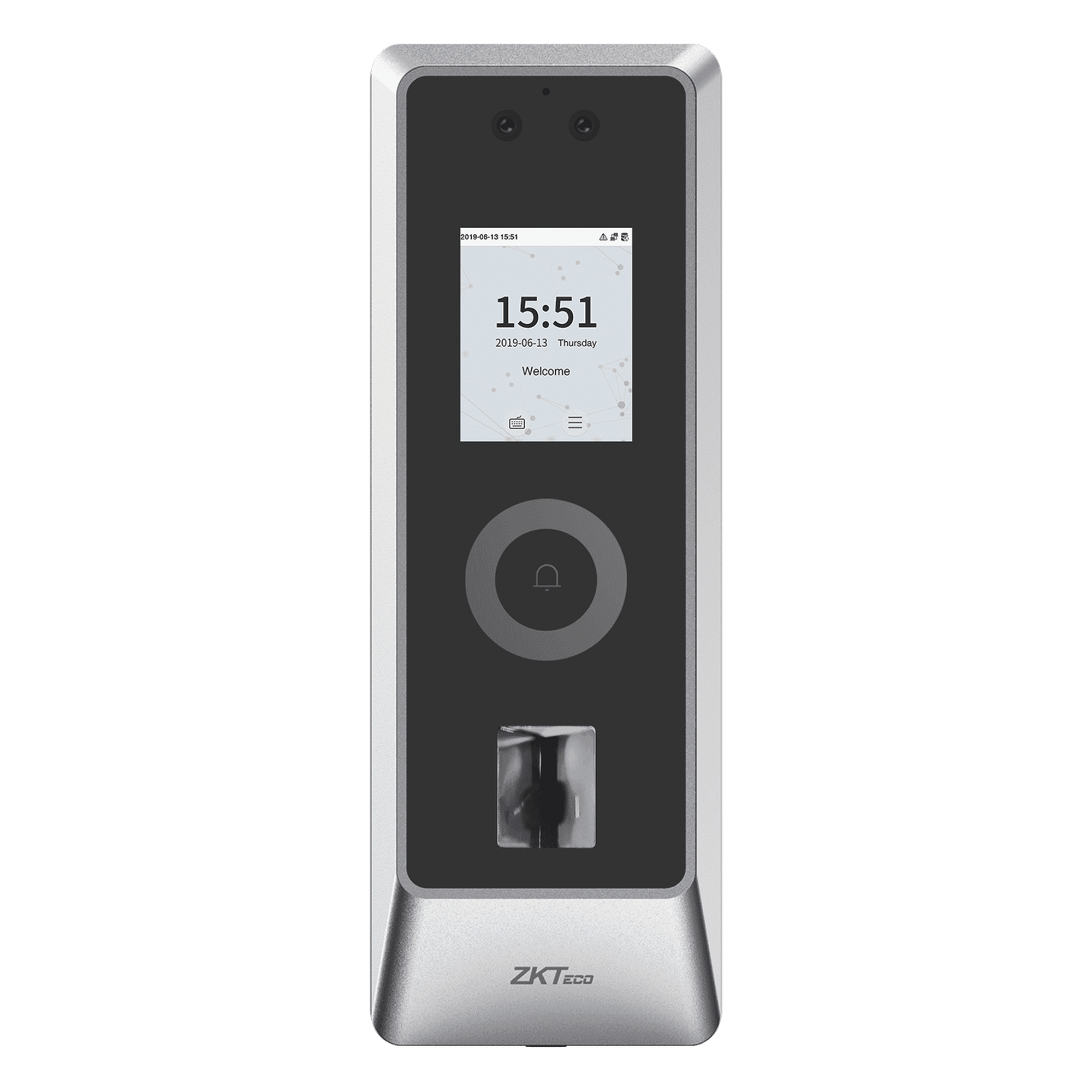 Lector Autónomo Facial y Huella Digital / 30,000 Rostros / IP66 IK07 / TCP/IP Wiegand RS485 / Exterior / ZKBio CVSecurity — ZKTECO · SKU PRO-MA-FP