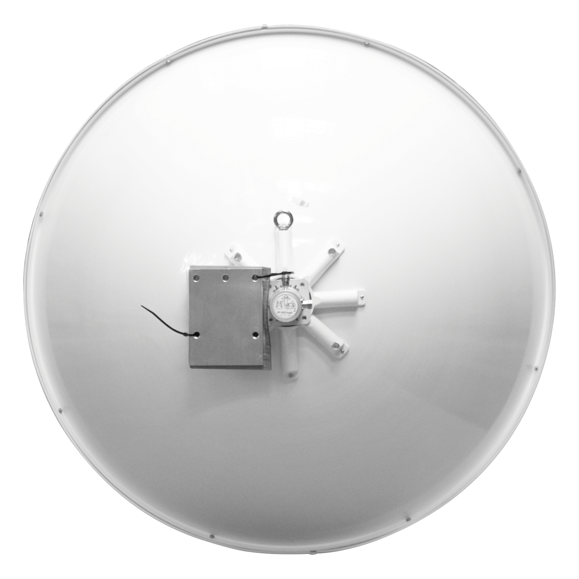 Antena Direccional de Alto Rendimiento/ Parábola profunda para mayor aislamiento al ruido / 3 ft / 4.9 a 6.1 GHz / Ganancia de 32.1 ± 1 dBi / Soporte de acero inoxidable / polaridad en 90 ° y 45 ° / Incluye montaje.
