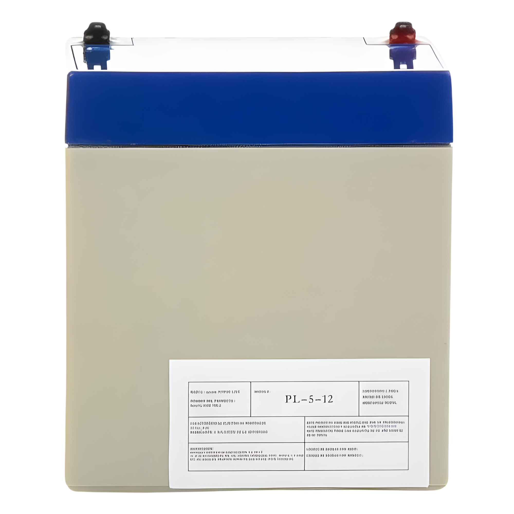 Batería 12 Vcc / 5 Ah / UL / Tecnología AGM-VRLA / Para uso en equipo electrónico Alarmas de intrusión / Incendio/ Control de acceso / Video Vigilancia / Terminales F1 / Cargador recomendado CHR-80.