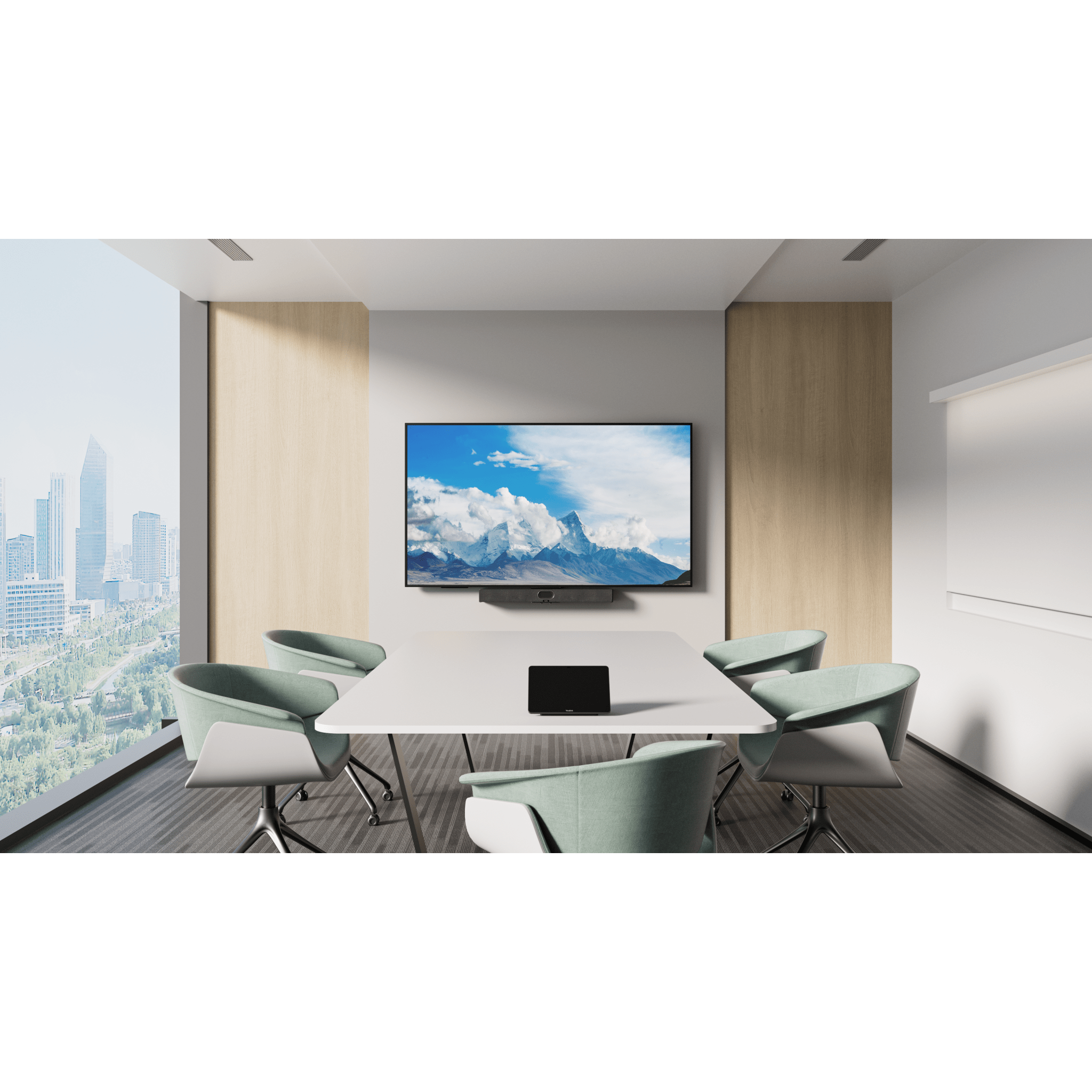 Pantalla Profesional Yealink de 65" MD-65 para Salas de Juntas, con Integración a MeetingBars y Control Inteligente