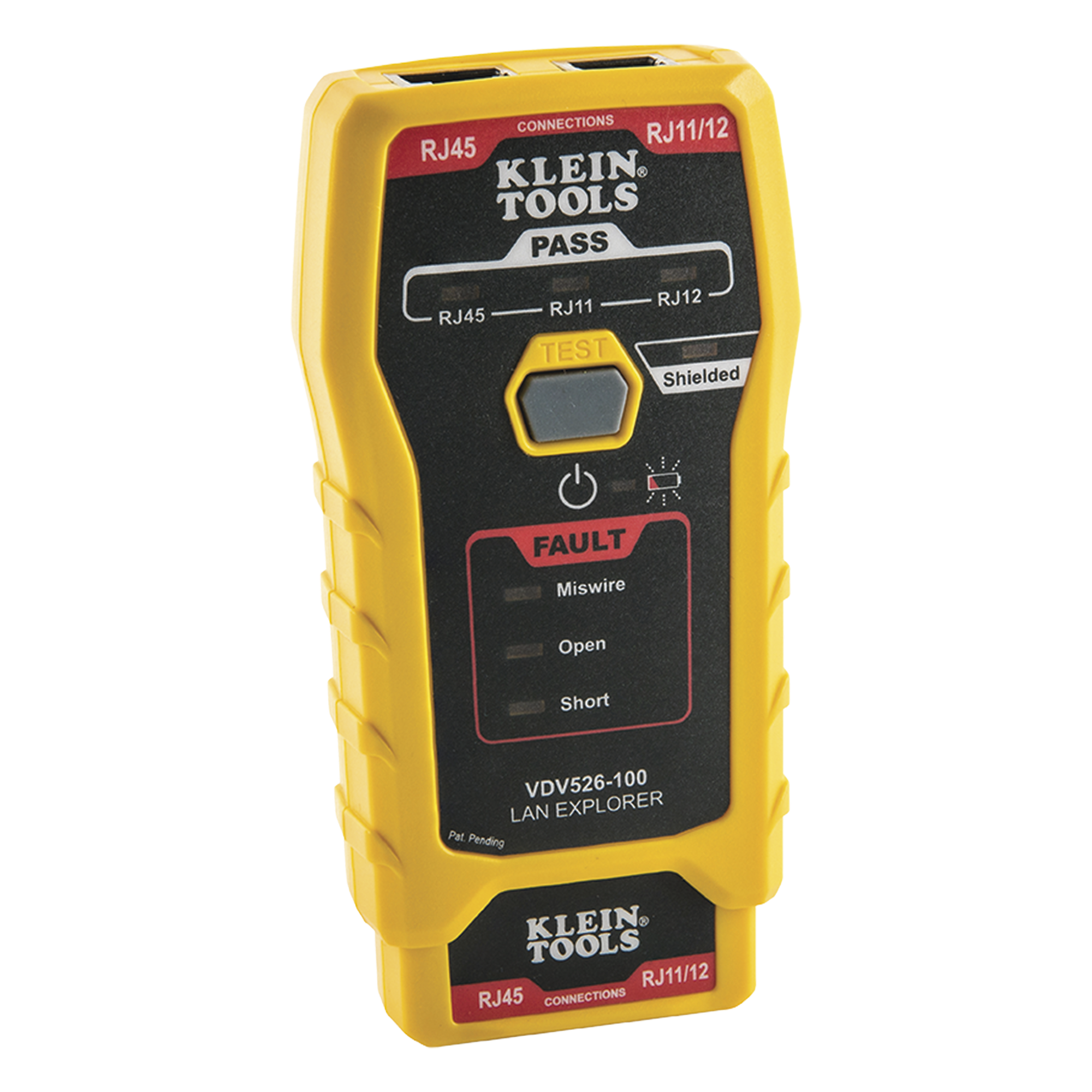 Probador de Cables de Red y Probador de Cables de Datos LAN Explorer™ con Transmisor Remoto. — KLEIN TOOLS · SKU VDV526-100