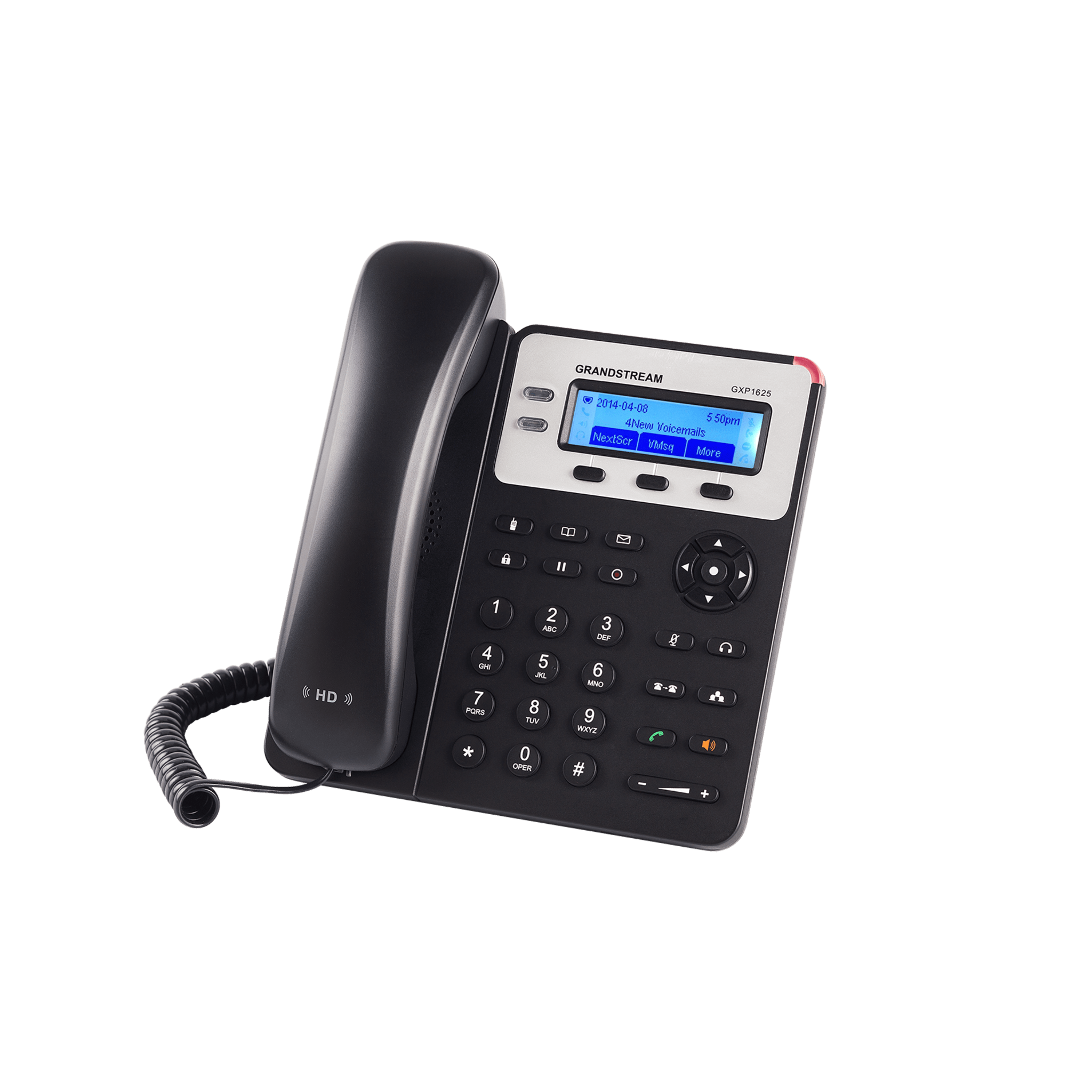 Teléfono IP SMB de 2 Líneas con 3 teclas de función programables y conferencia de 3 vías. PoE — GRANDSTREAM · SKU GXP-1625
