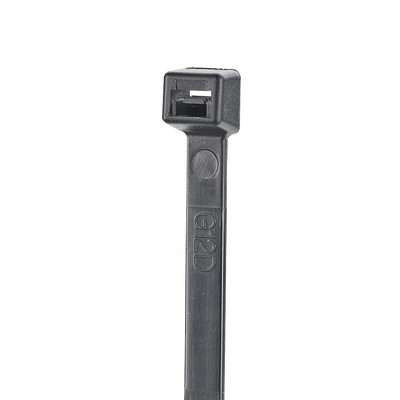 Cincho de Nylon 6.6 StrongHold™, 100mm largo x 2.5mm ancho, Color Negro, Exterior Resistente a Rayos UV, Paquete de 100pz — PANDUIT · SKU S4-18-C0