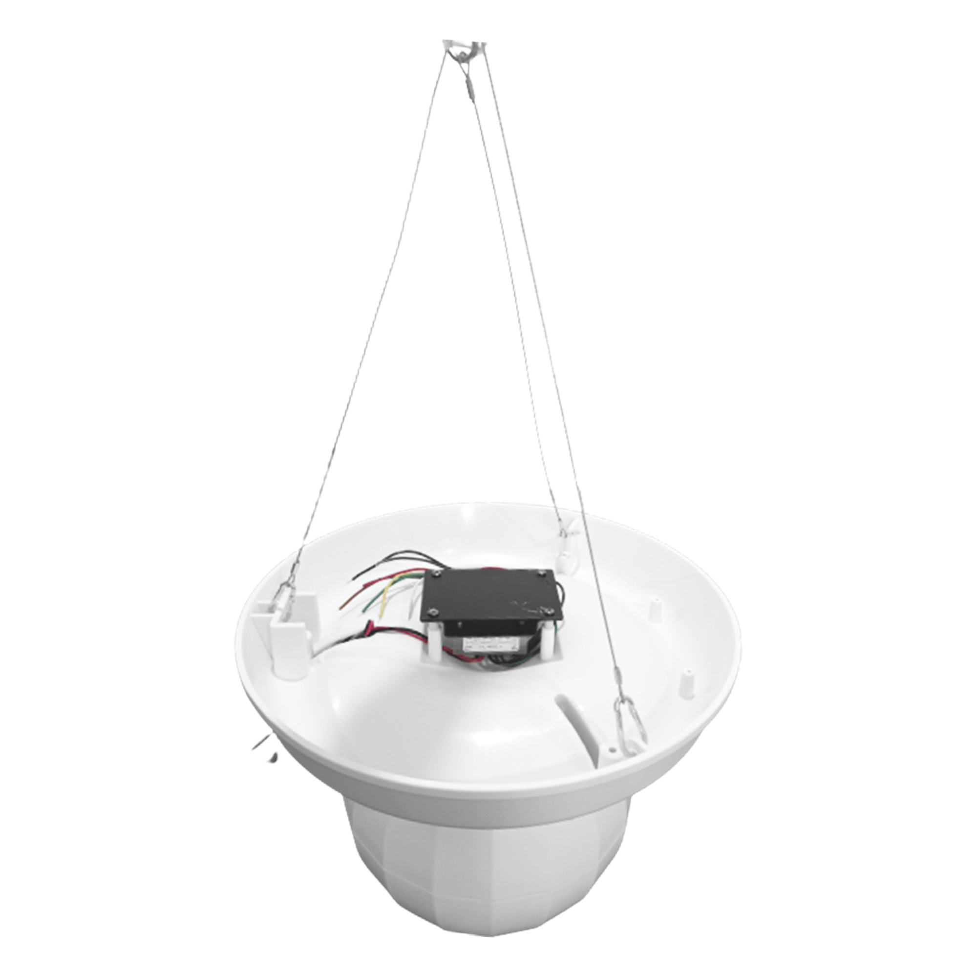 Altavoz Colgante / Transformador 70V/100V / Potencia Ajustable 60W / Dispersión 360° / Sensibilidad 102 dB